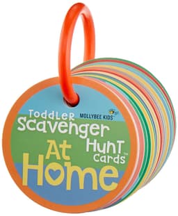 MOLLYBEE KIDS Toddler Scavenger Hunt Cards at Home, Toddler Activity, Ages 2, 3, Indoor Scavenger Hunt Game