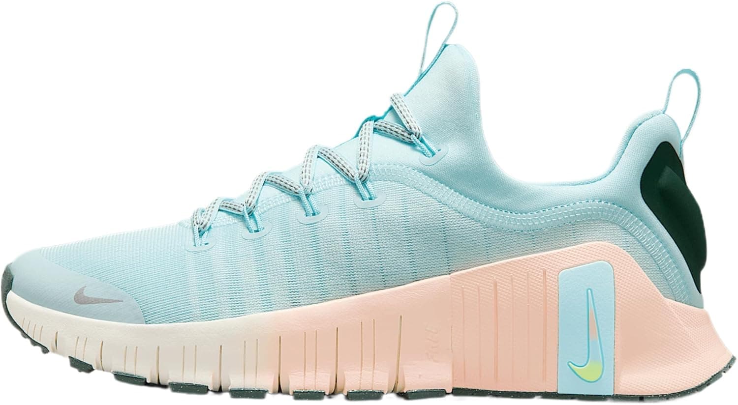 Nike Womens Air Zoom Vomero 13 8.5 Glacier Blue/Washed Coral/Vintage Green/Metallic Silver