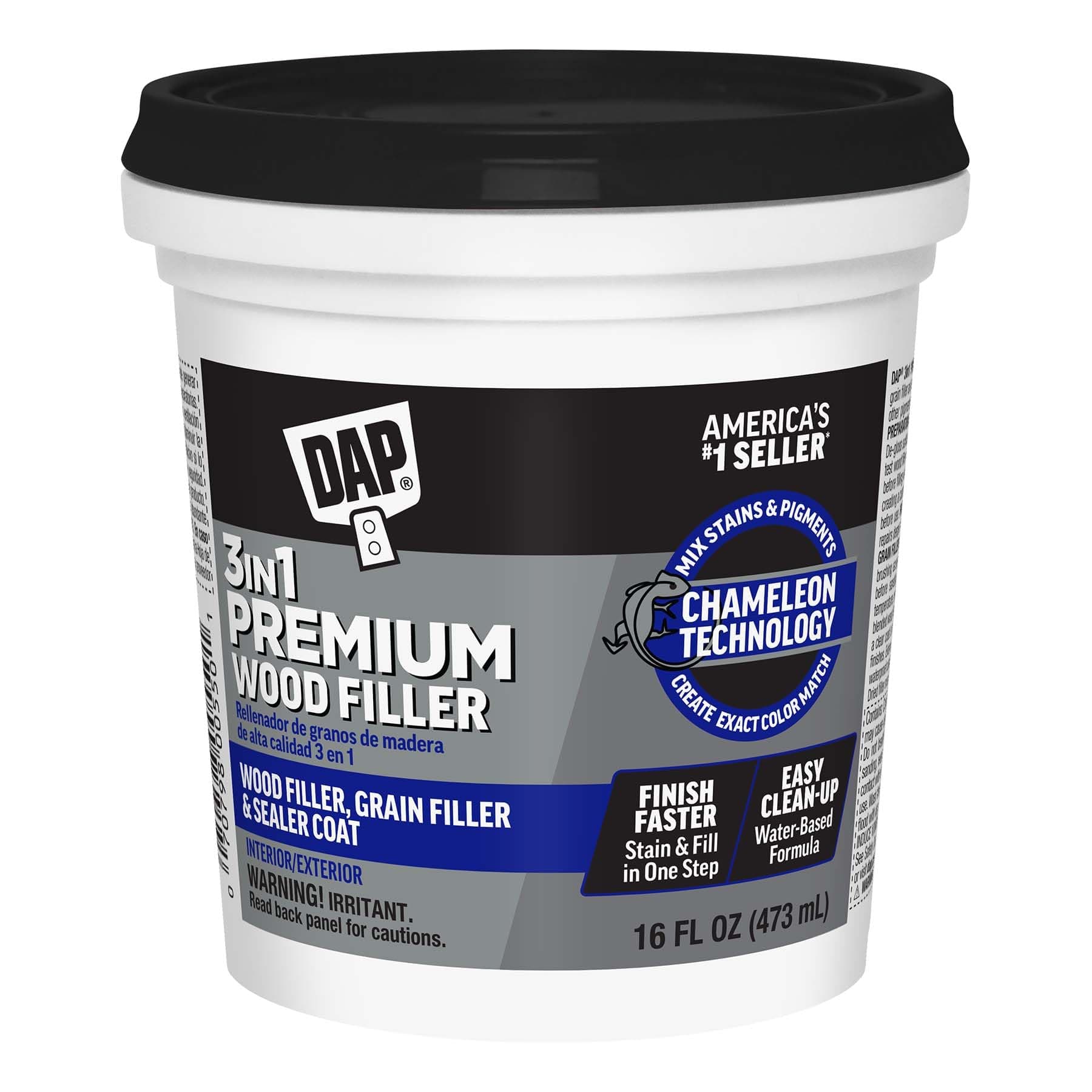 DAP Products Premium Wood Filler, White 16 FL OZ 16 oz Caulks