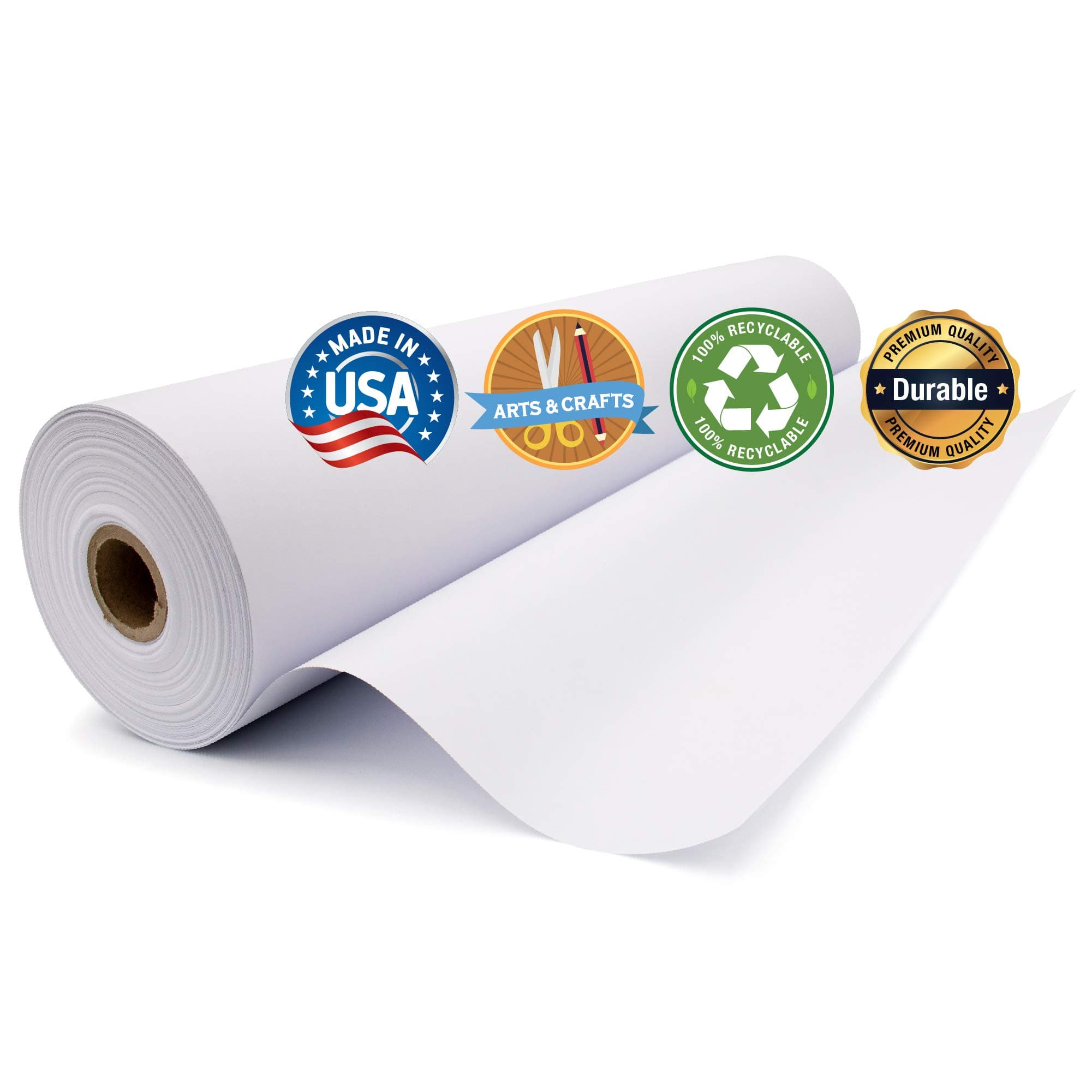 Durable Art Easel Paper Roll for Crafts, Drawing & Painting | Ideal for Kids Projects | 17.75 inches x 100 feet What are Paper roll for Painting