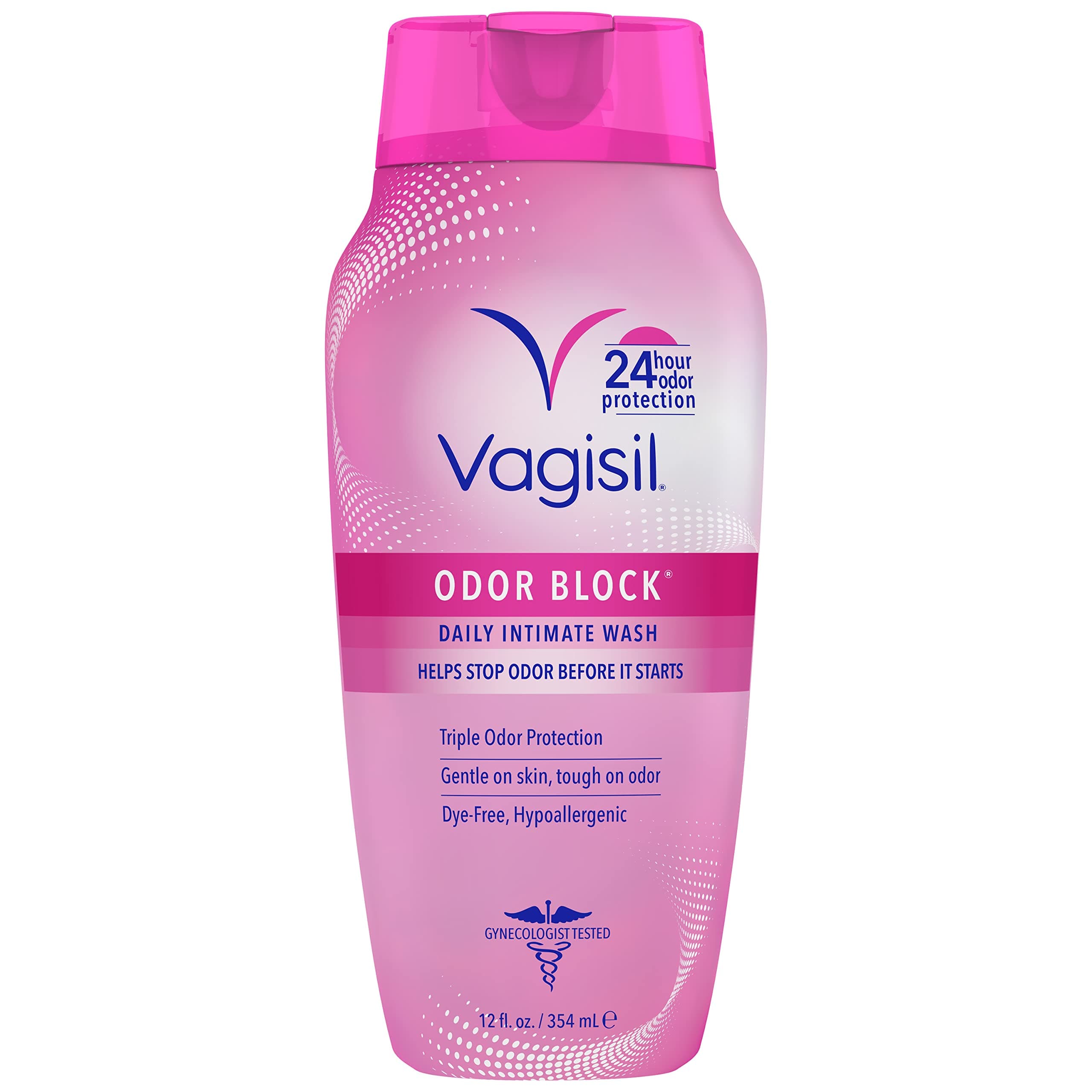 Vagisil Feminine Wash for Intimate Area Hygiene, Odor Block, Gynecologist Tested, Hypoallergenic, 12 oz, (Pack of 1) 12 Fl Oz (Pack of 1)