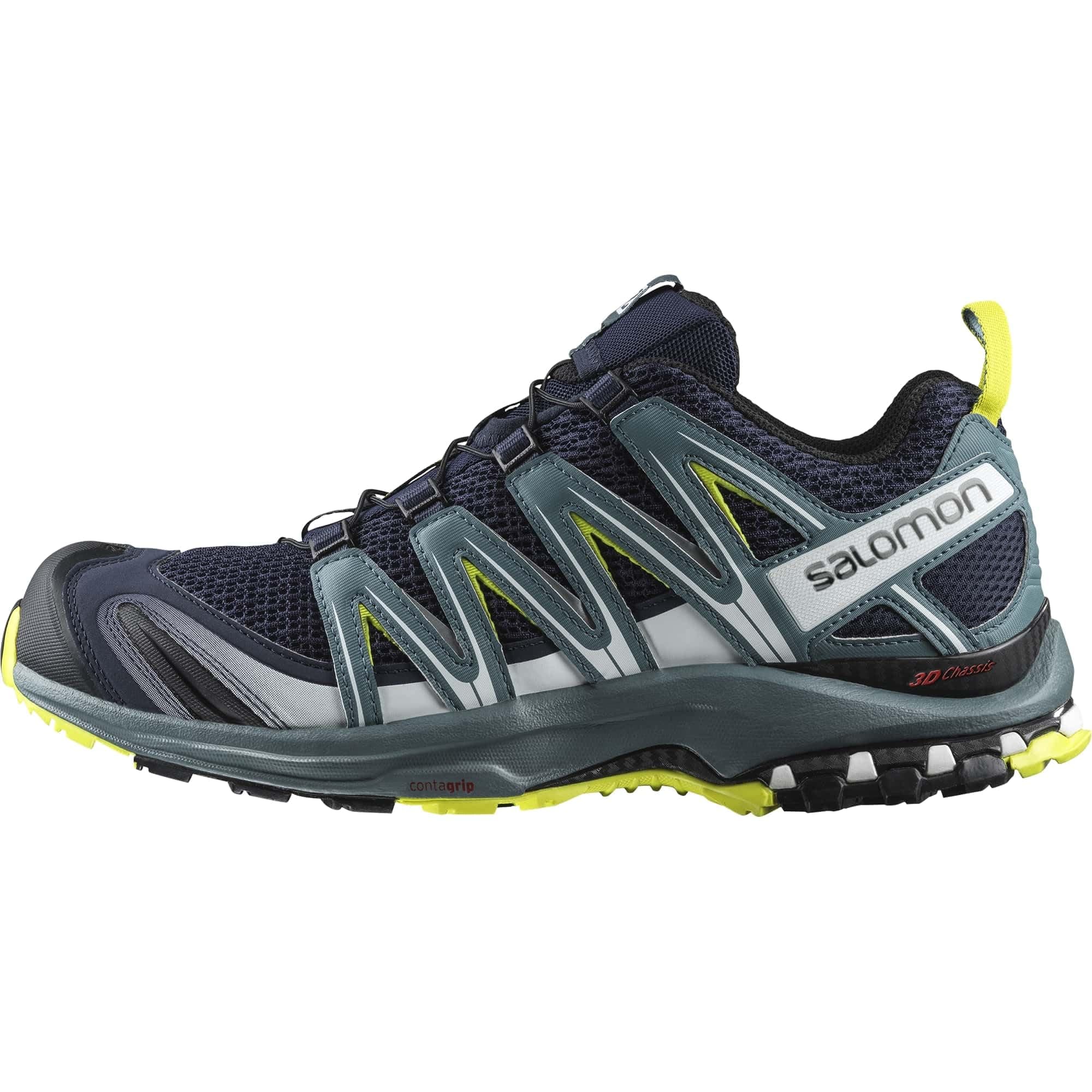Salomon Men's XA PRO 3D Trail Running Shoes for Men 10 Navy Blazer/Hydro/Evening Primrose