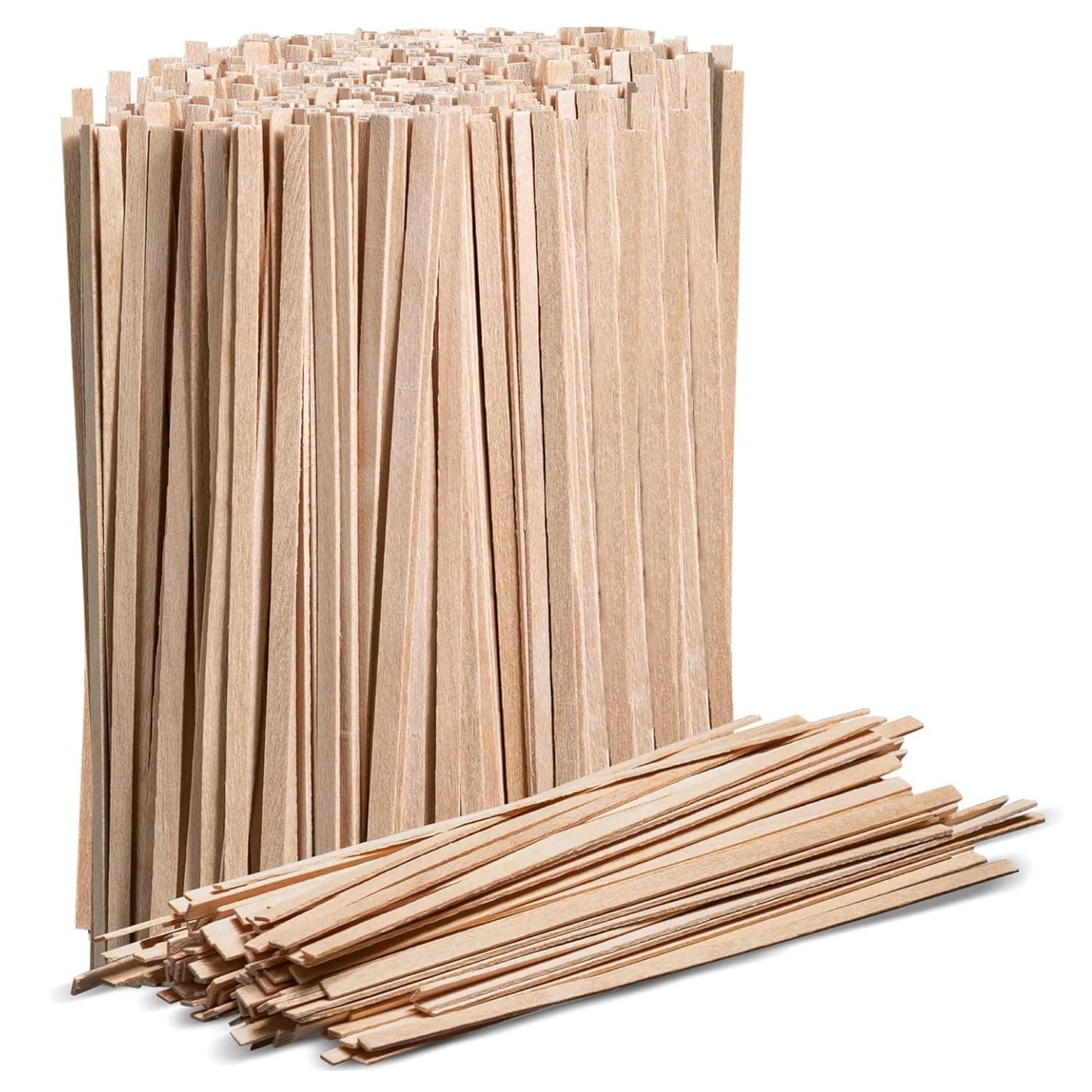 1000 Wooden Coffee Stirrer by Prestee - Disposable 5.5 inches Long Wooden Stir Sticks for Coffee and Cocktails - Smooth, Splinter-Free Beverage Mixers - Ideal for Cafe, Bars and Drink Stations Wooden 1000 pack (5.5")