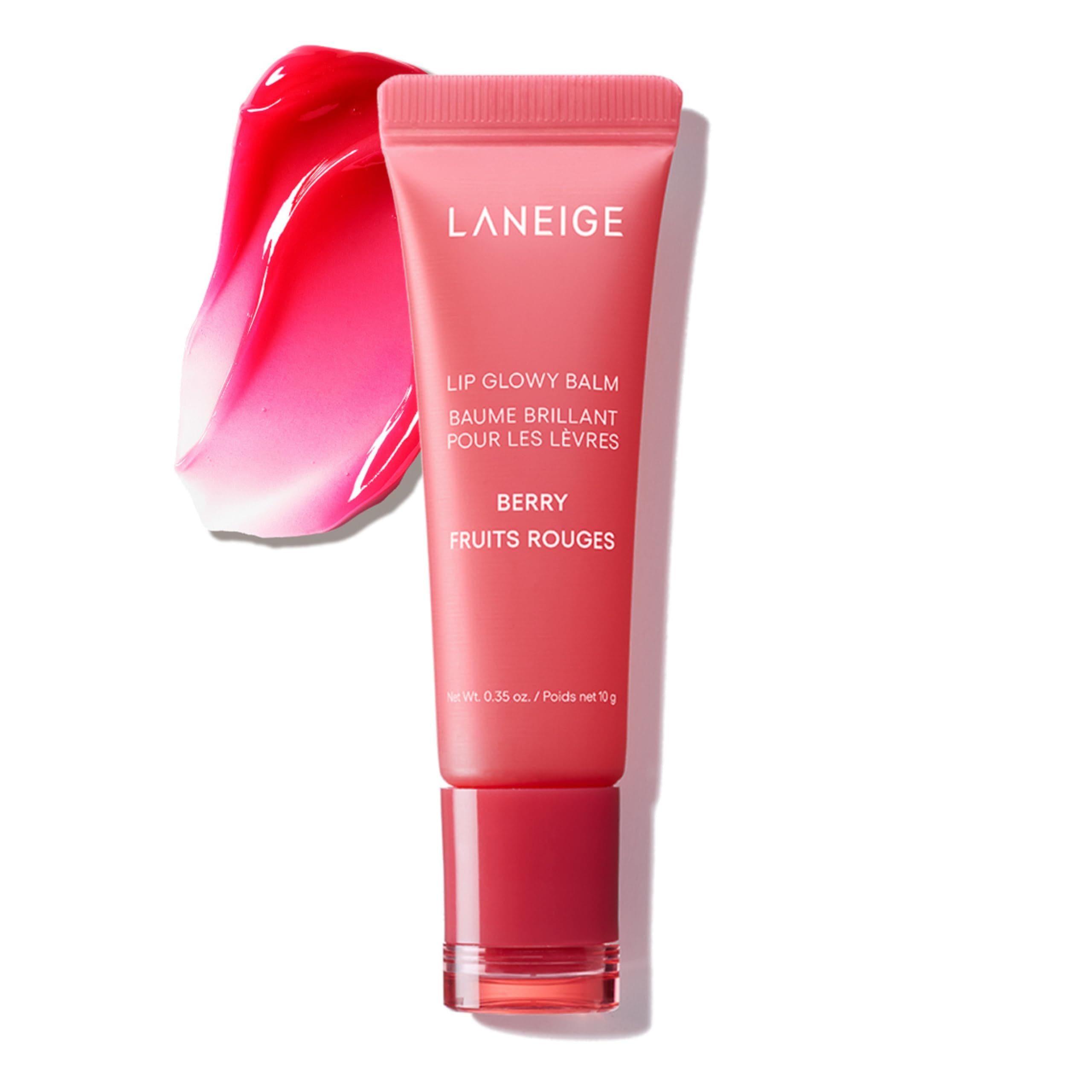 LANEIGE Lip Glowy Balm: Sheer Tinted Lip Moisturizer with Shea Butter, for Hydrating Shine & Soft Lips Berry