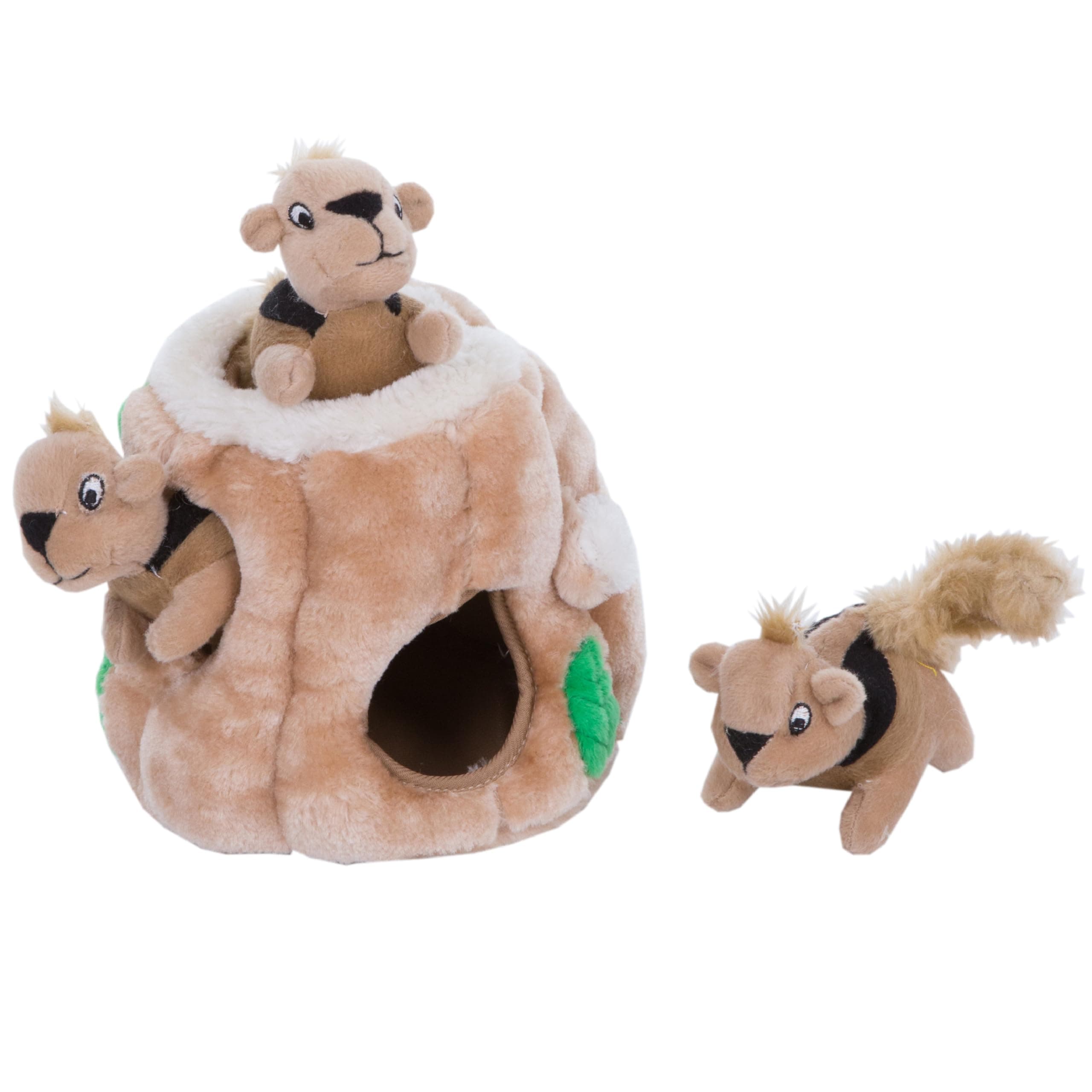 Outward Hound Hide A Squirrel Plush Dog Toy Puzzle, Small Squirrel Small (Pack of 1)