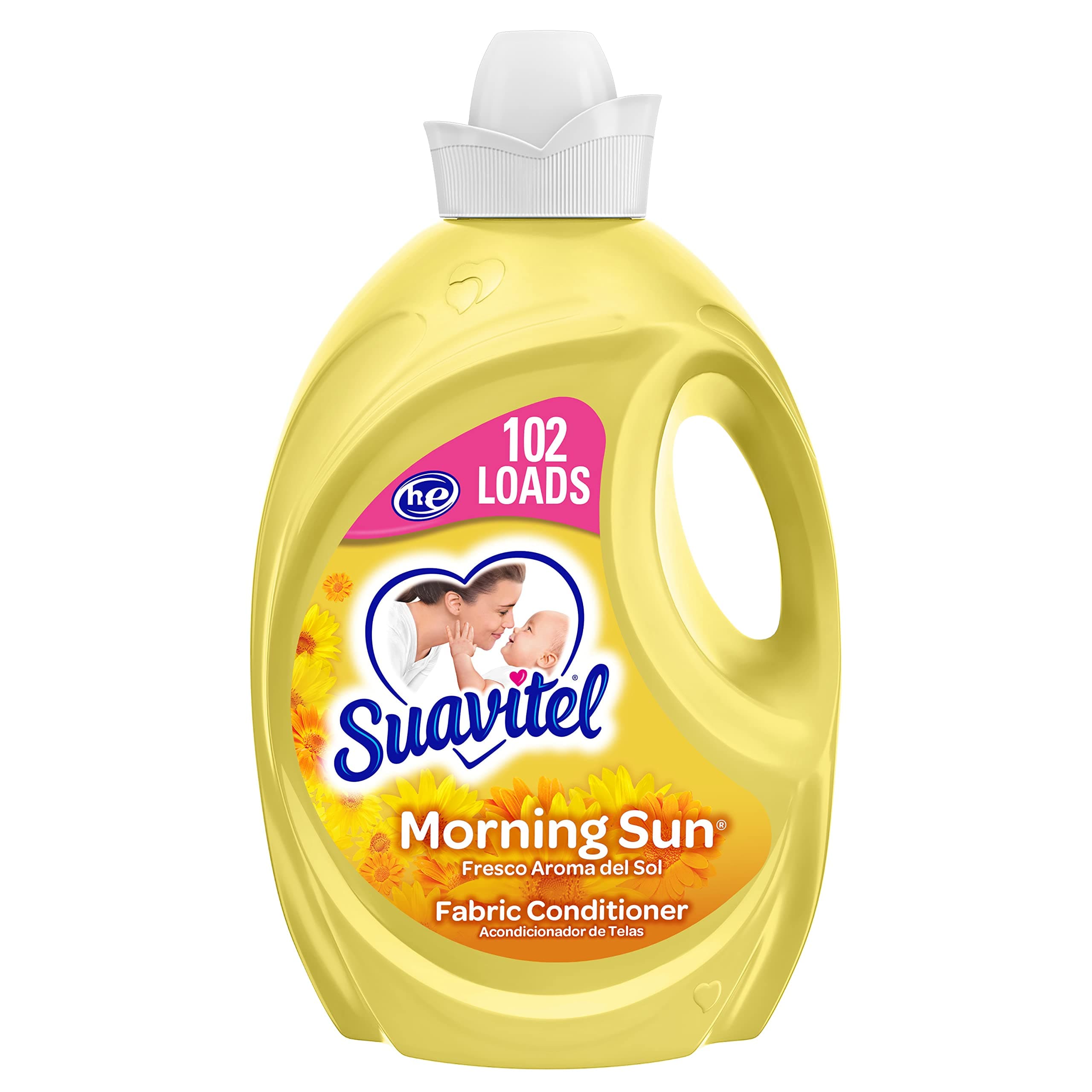 Suavitel Liquid Fabric Softener, Morning Sun, 120 oz 120 Fl Oz (Pack of 1)