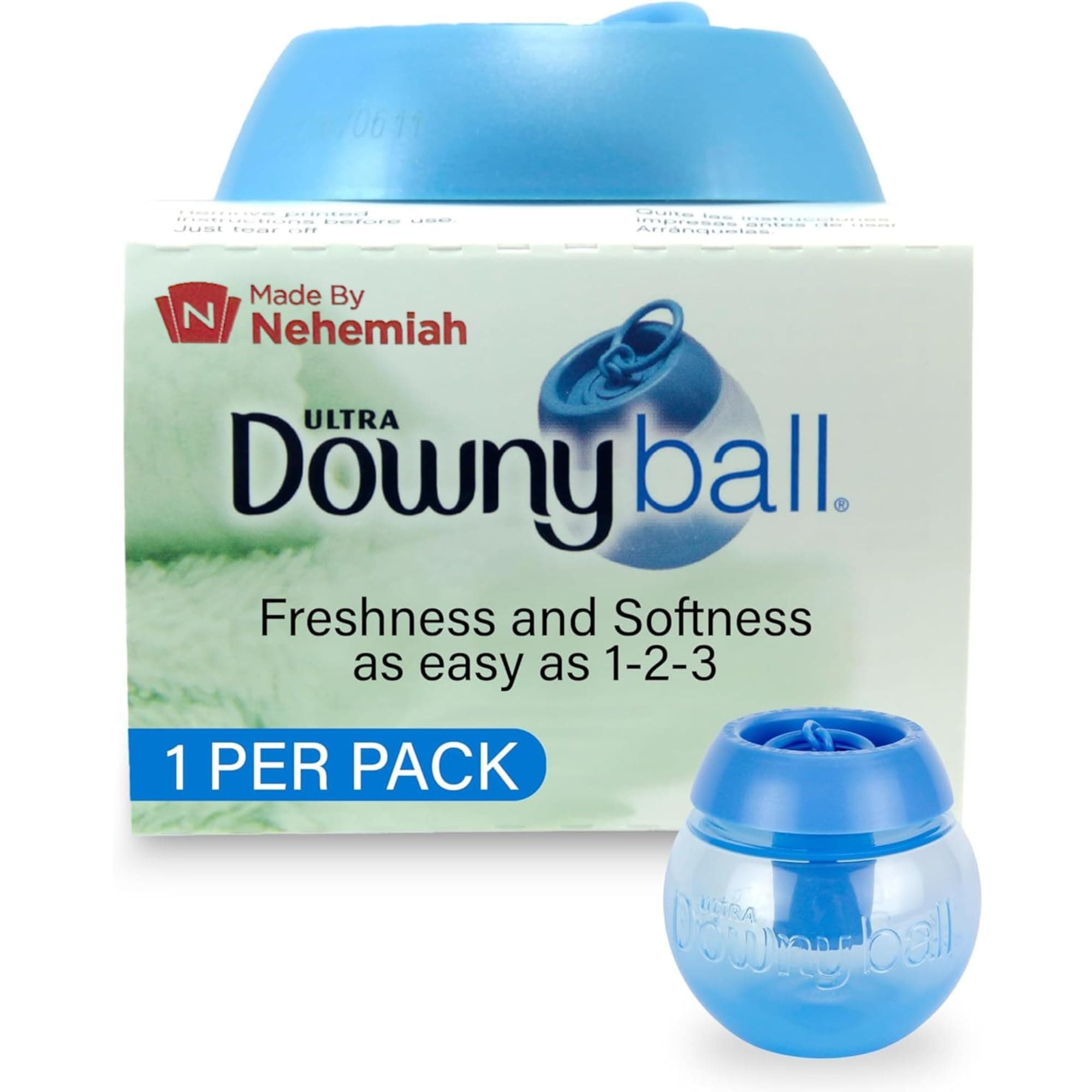 Downy Ball Automatic Dosing Dispenser (Single Ball) 1 Count (Pack of 1)