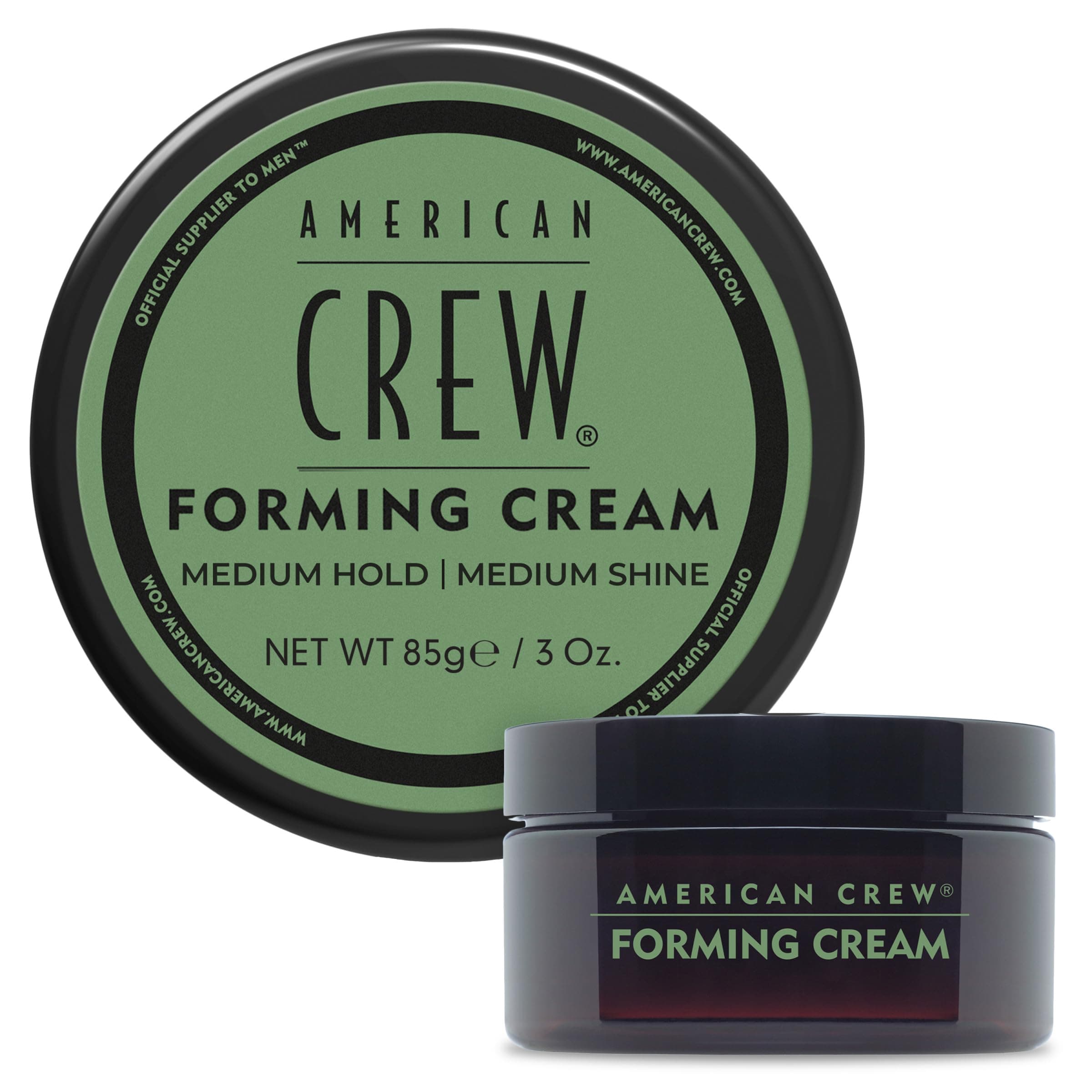 American Crew Men's Hair Forming Cream, Like Hair Gel with Medium Hold & Medium Shine, Stocking Stuffer for Him, 3 oz 3 Ounce (Pack of 1)