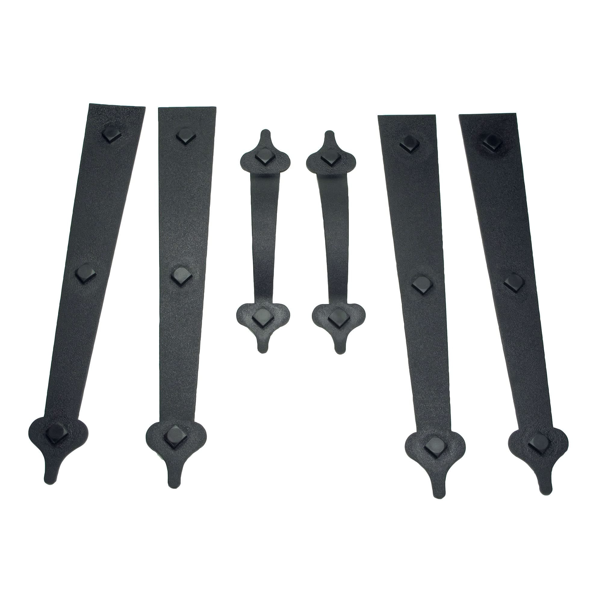 Household Essentials Garage Handle and Hinge Magnets – Decorative Magnetic Hardware Steel Doors, Easy Installation, Durable & Weatherproof, Set of 6 Pack of 1 Standard Hinges