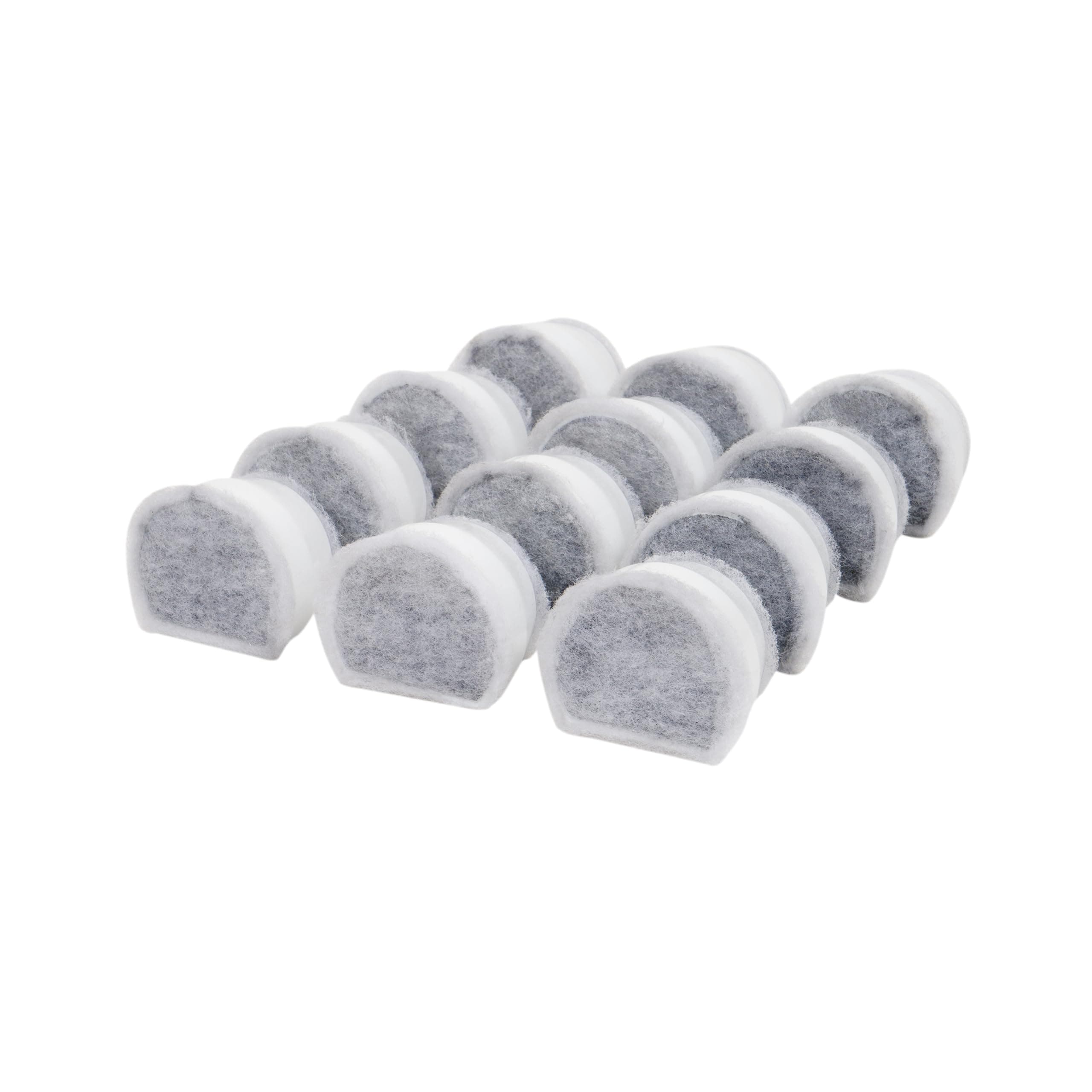 PetSafe Drinkwell Avalon & Pagoda Fountain Activated Carbon Filters - Better Hydration Choice - Long-Lasting Purity - Odor-Free Drinking - Universal Filter Replacement - 12 Pack Pack of 12 Carbon Filters