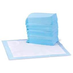 Amazon Basics Dog and Puppy Pee Pads, 5-Layer Leak-Proof Super Absorbent, Quick-Dry Surface, Potty Training, Regular (22x22"), 100 Count, Blue & White Regular (100 Count)