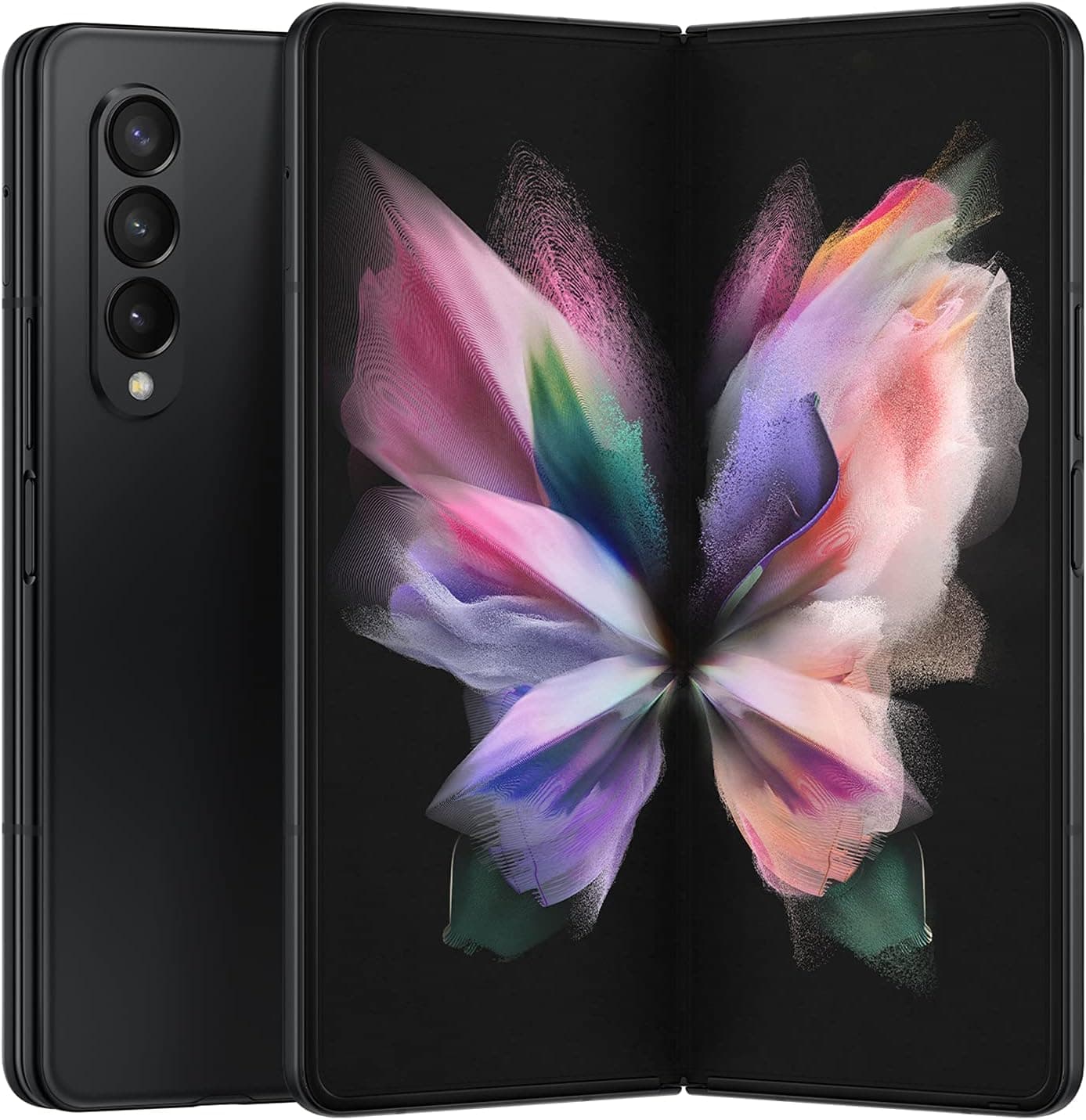 SAMSUNG Galaxy Z Fold 3 5G US Version, 256GB, Phantom Black - Unlocked (Renewed) Unlocked Phantom Black 256GB
