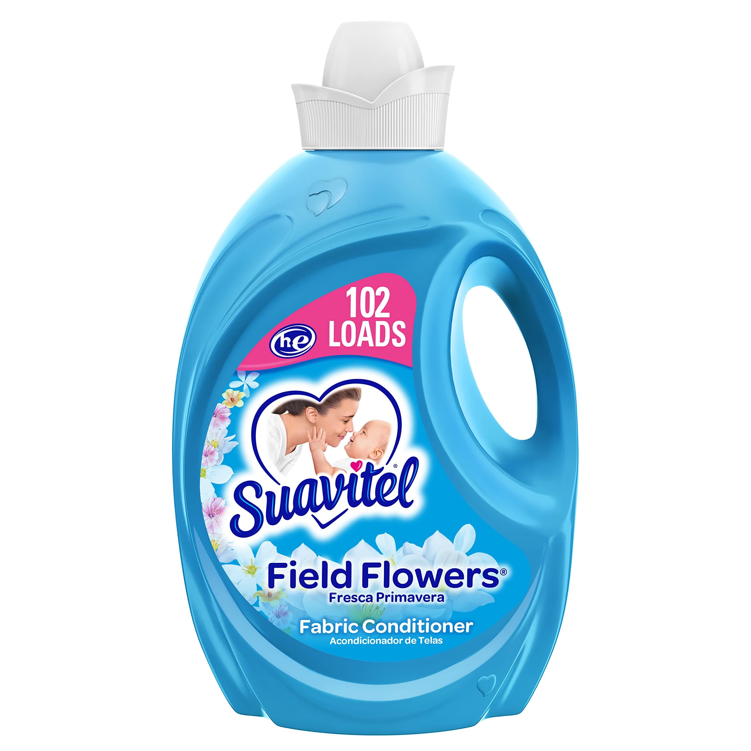 Suavitel Fabric Softener, Field Flowers, 120 Fluid Ounce, (Package May Vary) Field Flowers 120 Fl Oz (Pack of 1)