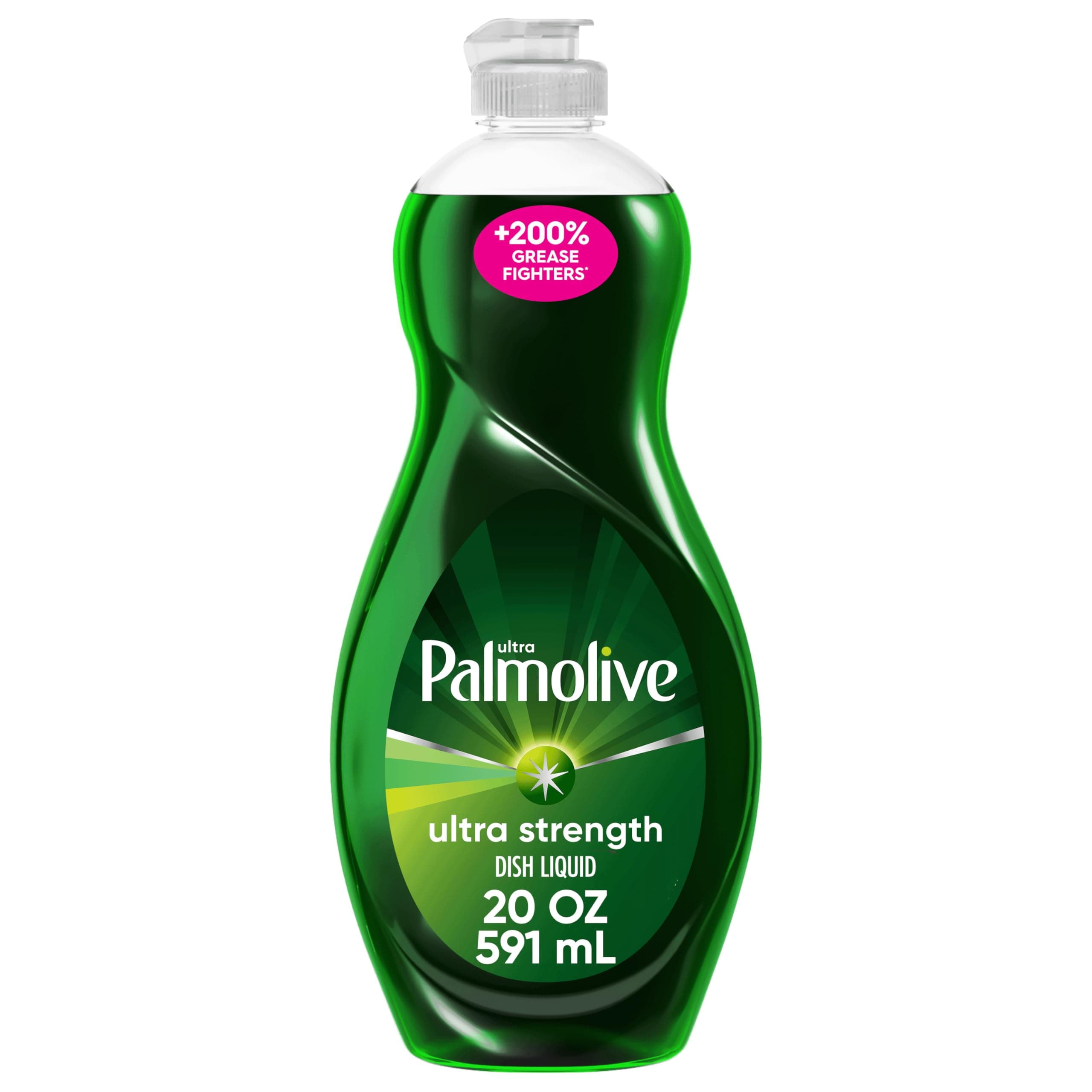 Palmolive Ultra Strength Liquid Dish Soap, Original Green, 20 Fluid Ounce(Packaging May Vary) Ultra Strength Original 20 Fl Oz (Pack of 1)