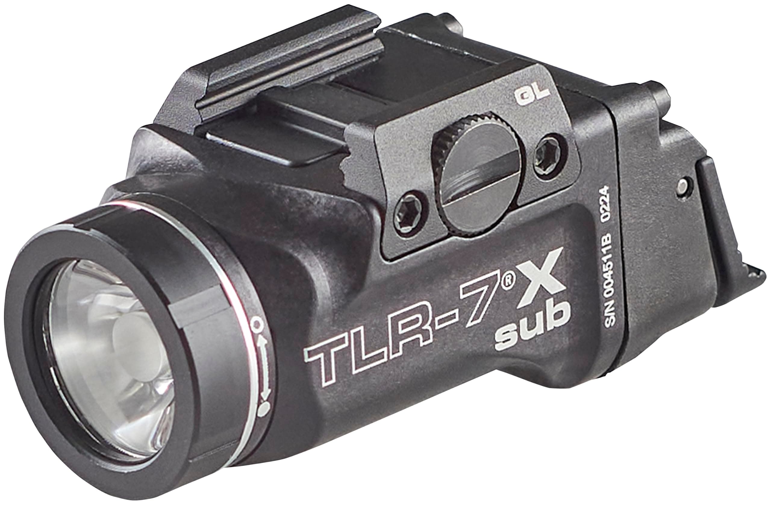 Streamlight 69400 TLR-7 X sub 500-Lumen Tactical Weapon Light Designed Exclusively and Solely for Railed Glock 43X Mos/48 Mos/43X Rail/48 Rail subcompact Handguns with Mounting Kit and Keys, Black Exclusively for Glock 43X/48 MOS, 43X/48 Rail