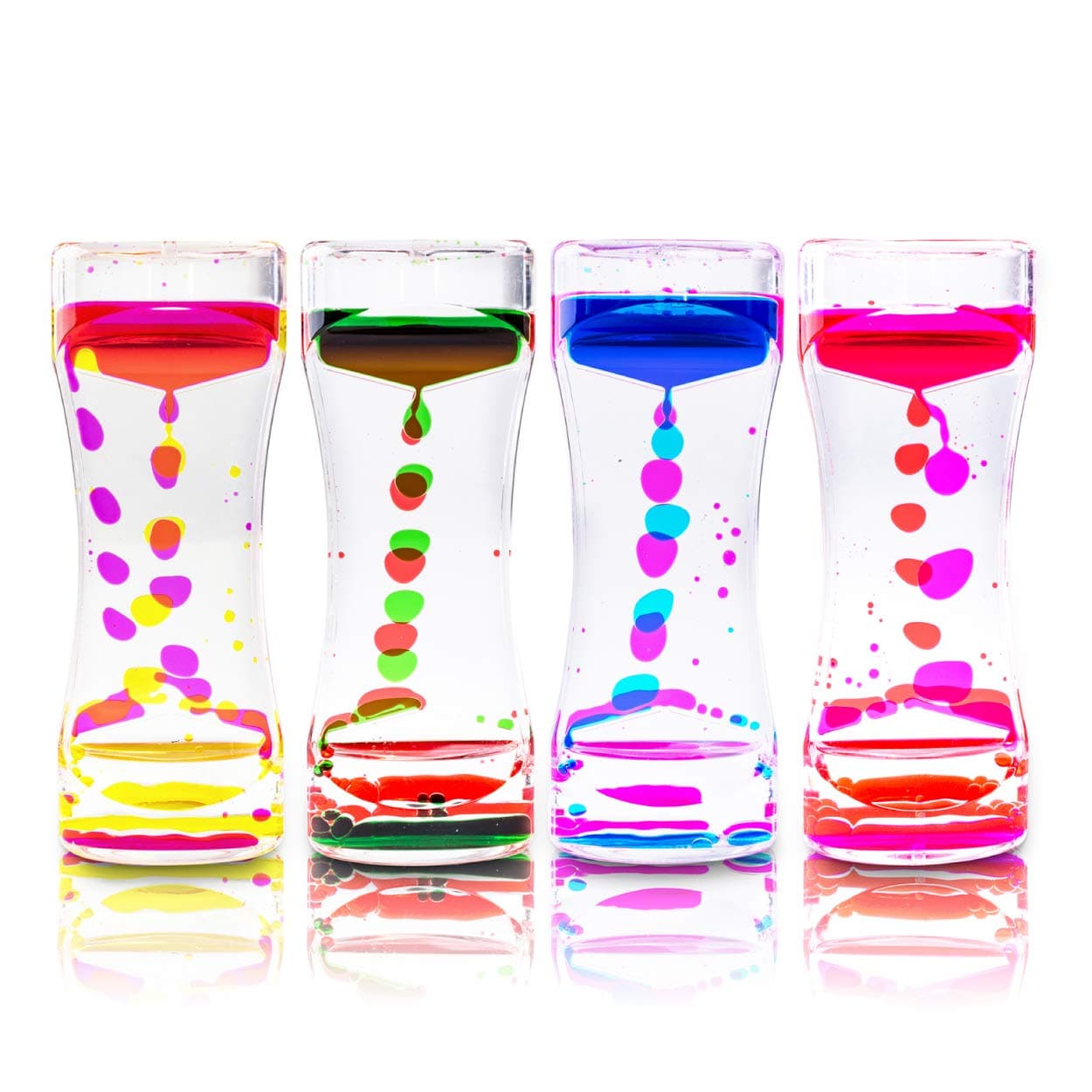 Super Z Outlet Liquid Motion Bubbler for Sensory Play, Fidget Toy, Children Activity, Desk Top, Assorted Colors (1 Piece) 1 Count