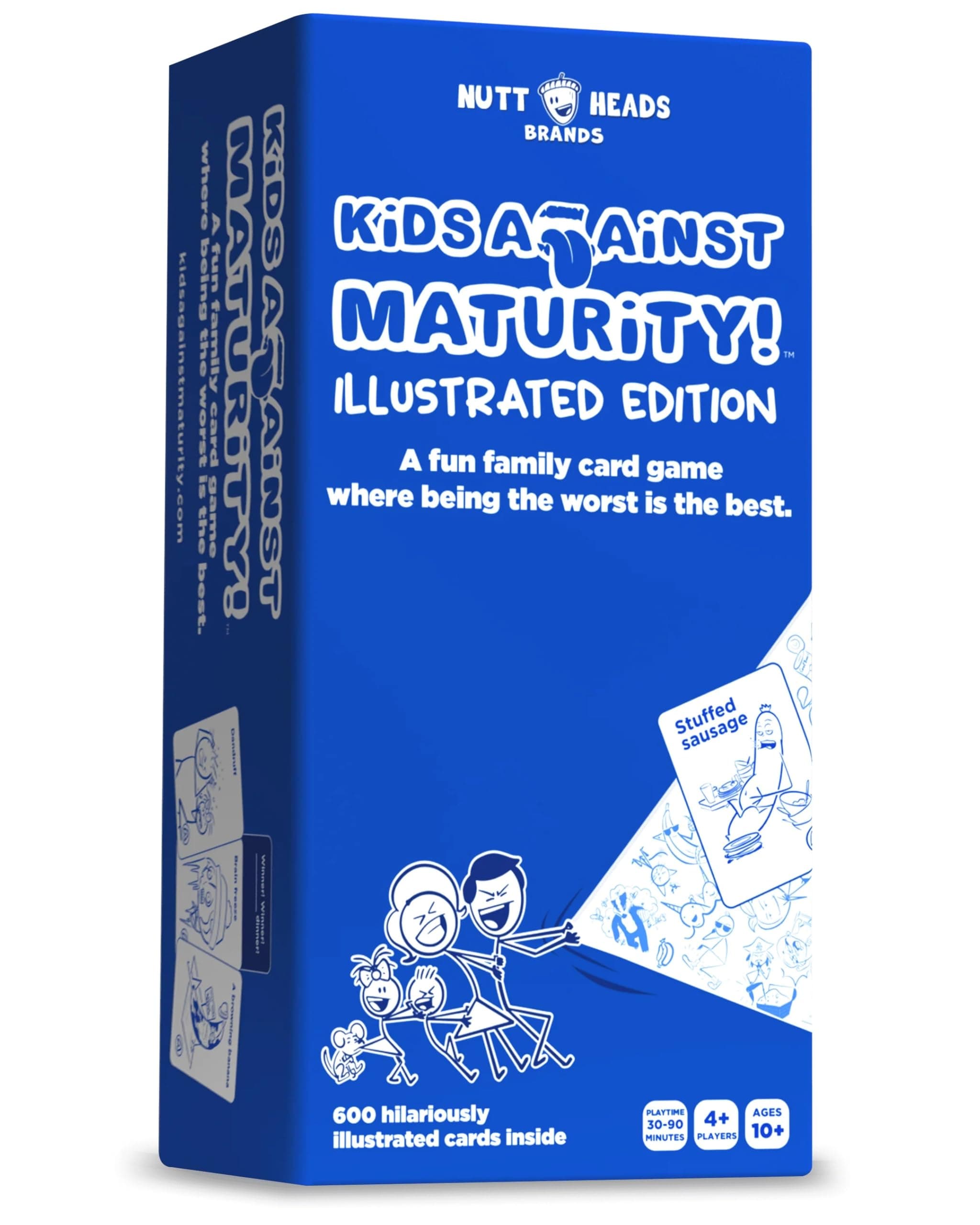 Kids Against Maturity: Funny Family Card Game for Kids & Adults | Hilarious Party Game for Family Game Night | Fun Family Game for Kids Ages 8+, Teens & Parents | 600 Cards Core Edition