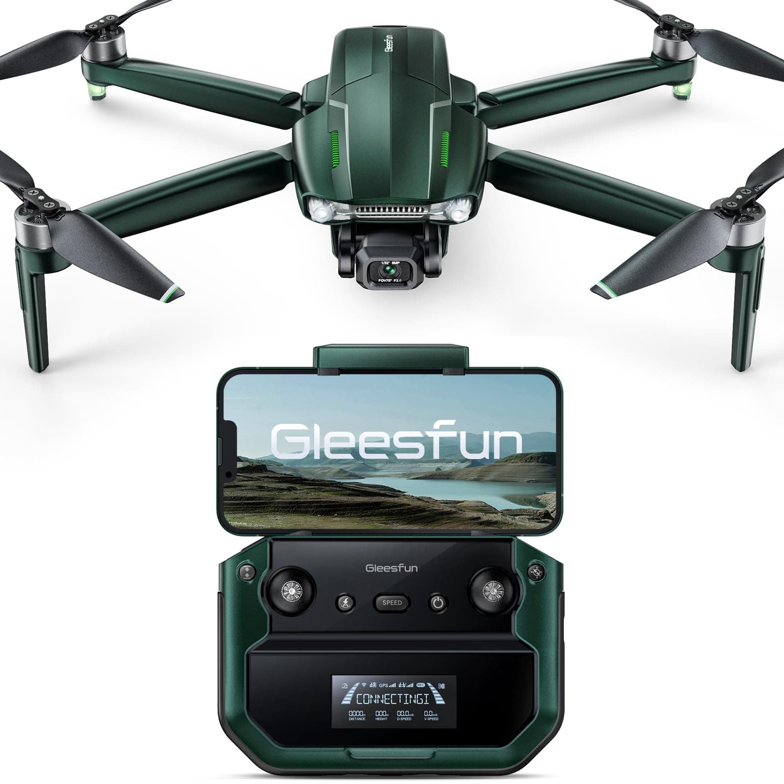G11PRO 6K Drone with Camera for Adults, 4K/30fps Video, 3-Axis Brushless Gimbal, 70mins Flight Time with 2 Batteries, 10000ft Long Range, FAA compliance, Professional Drone with Auto Return G11PRO (70Mins)