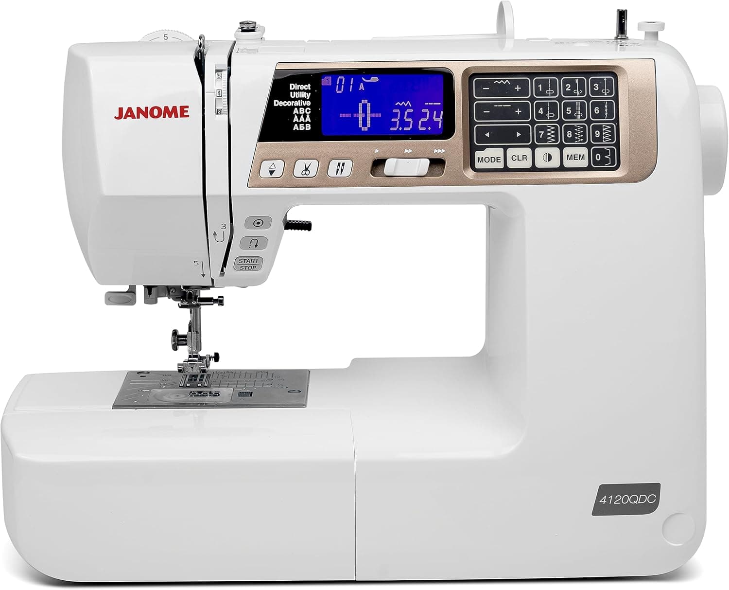 Janome 4120QDC-T Computerized Quilting and Sewing Machine with Bonus Quilt Kit Janome 4120QDC-T (Discontinued)