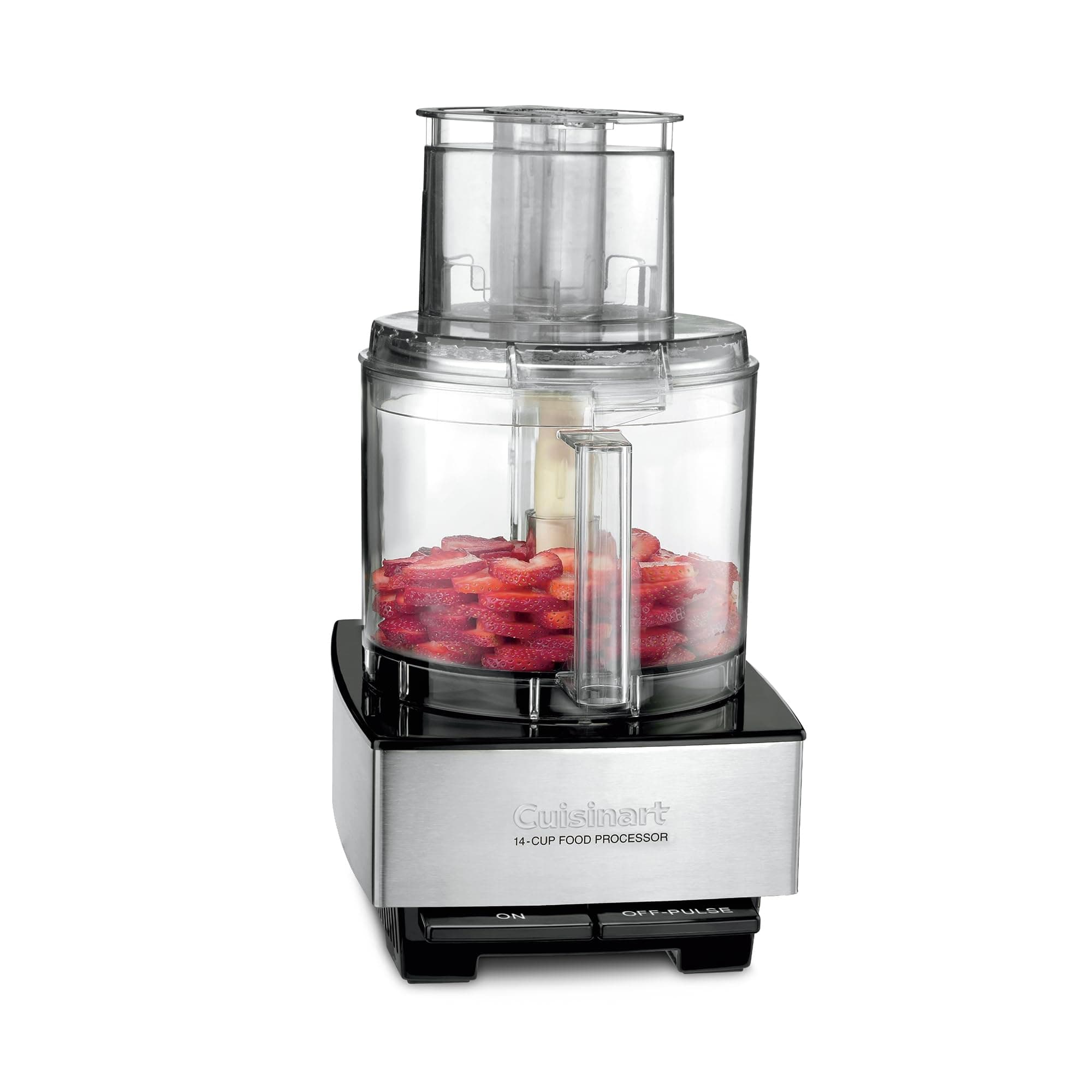 Cuisinart Food Processor, 14-Cup Vegetable Food Chopper for Mincing, Dicing, Shredding, Puree & Kneading Dough, 720-Watt Motor, Stainless Steel, DFP-14BCNY 14-Cup Stainless Steel