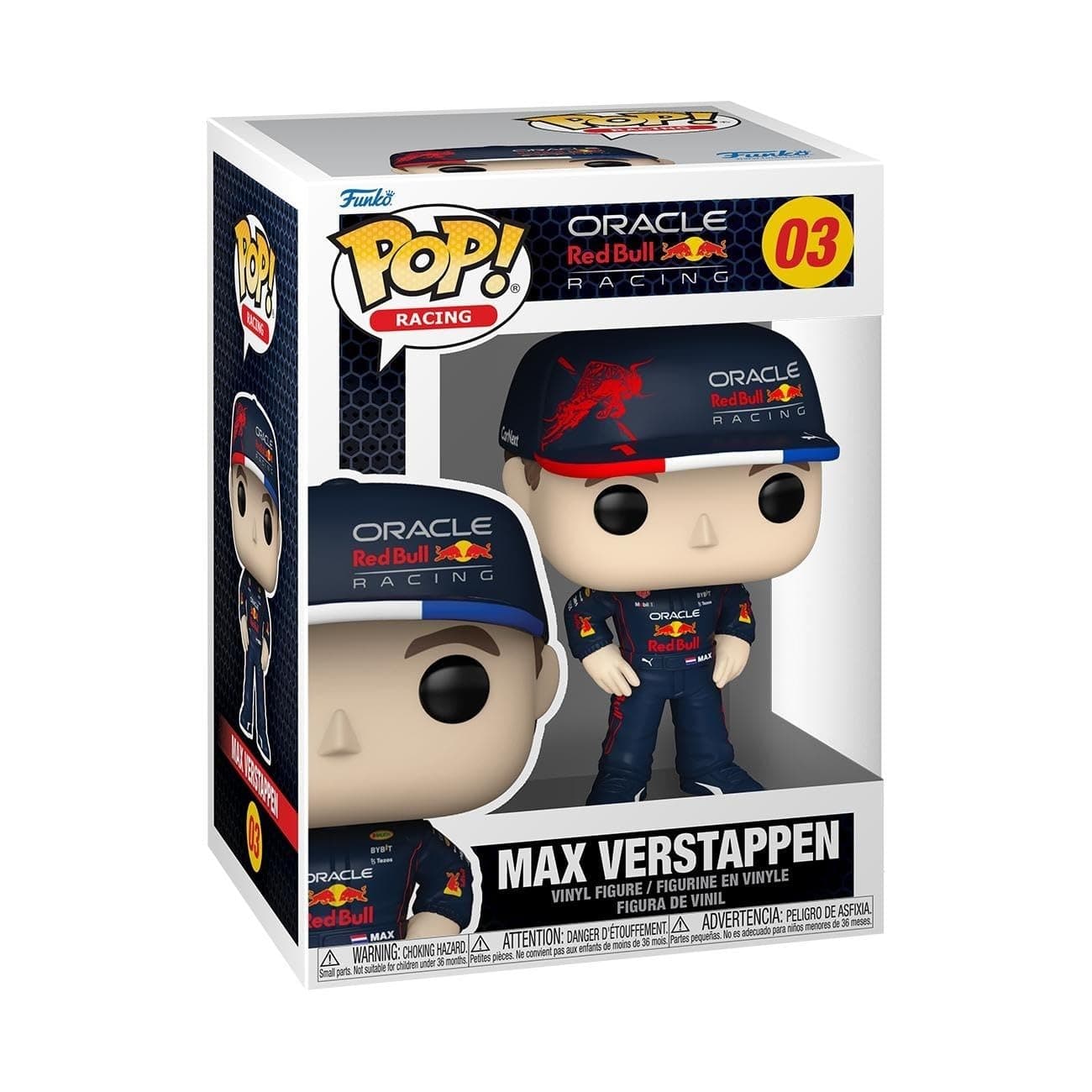 Funko POP! Vinyl: Formula 1- Max Verstappen - Red Bull F1 - Collectable Vinyl Figure - Gift Idea - Official Merchandise - for Kids & Adults - Sports Fans - Model Figure for Collectors and Display Checkered