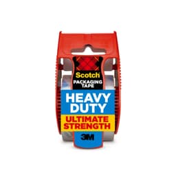 Scotch Heavy Duty Shipping Packaging Tape, 1.88" x 27.7 yd, Great for Packing, Shipping & Moving, Clear, 1 Dispensered Roll (142L)