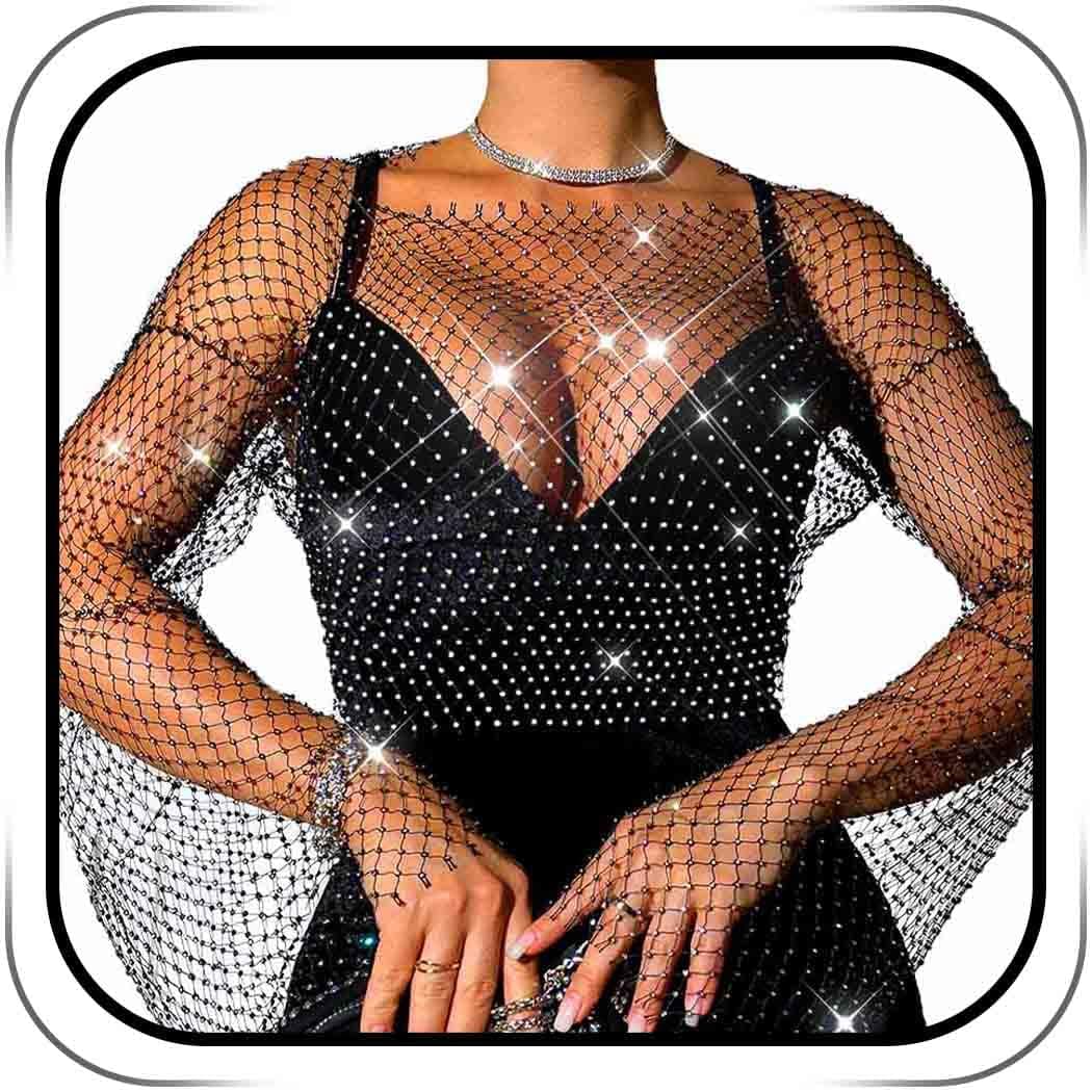 Fstrend Crystal Mesh Body Chains