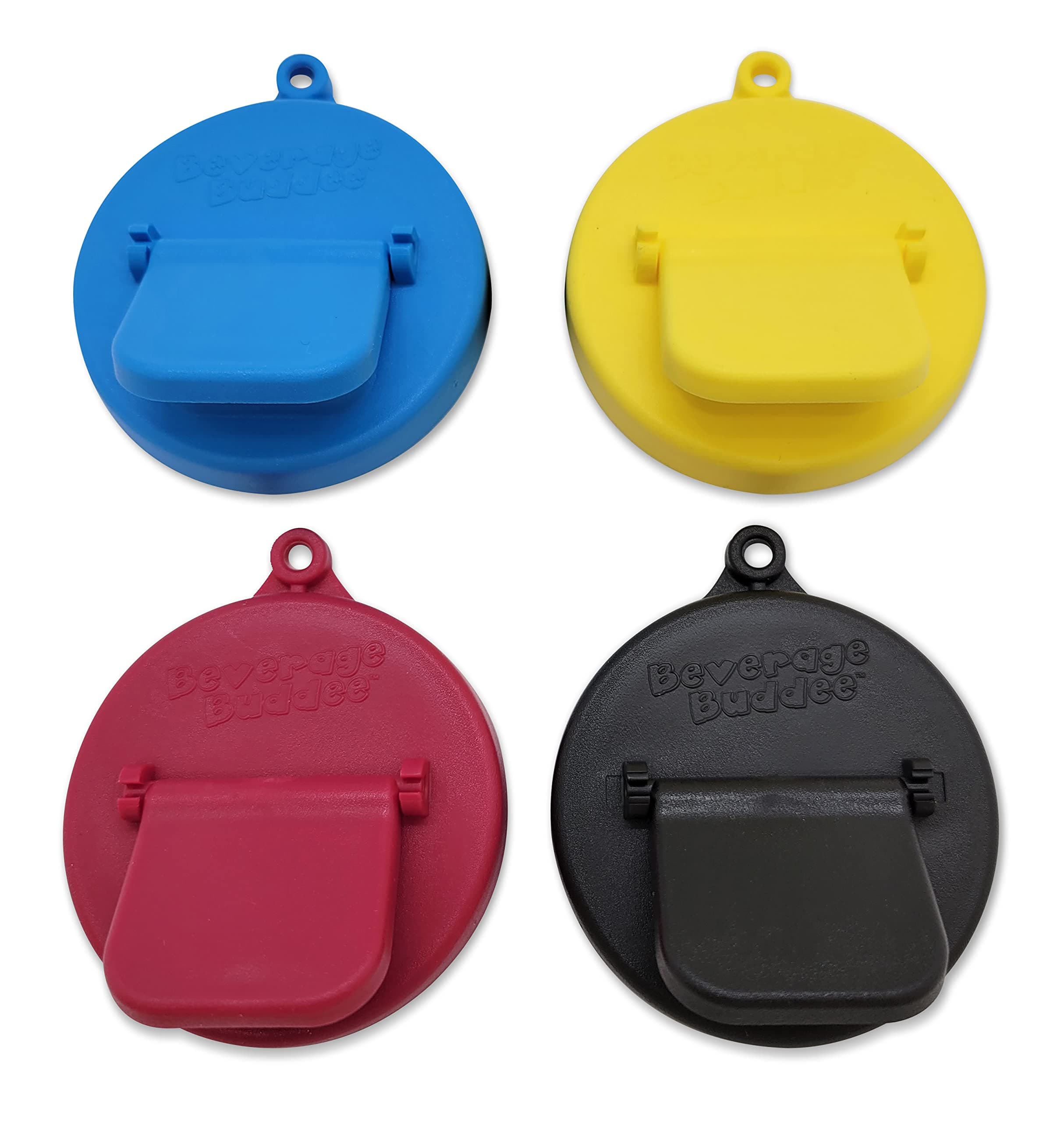 Can Cover - Best Can Cover For Standard Size Soda/Beer/Energy Drink Cans - Made In The USA - BPA-PCB Free - 4 pack (Asst Colors)