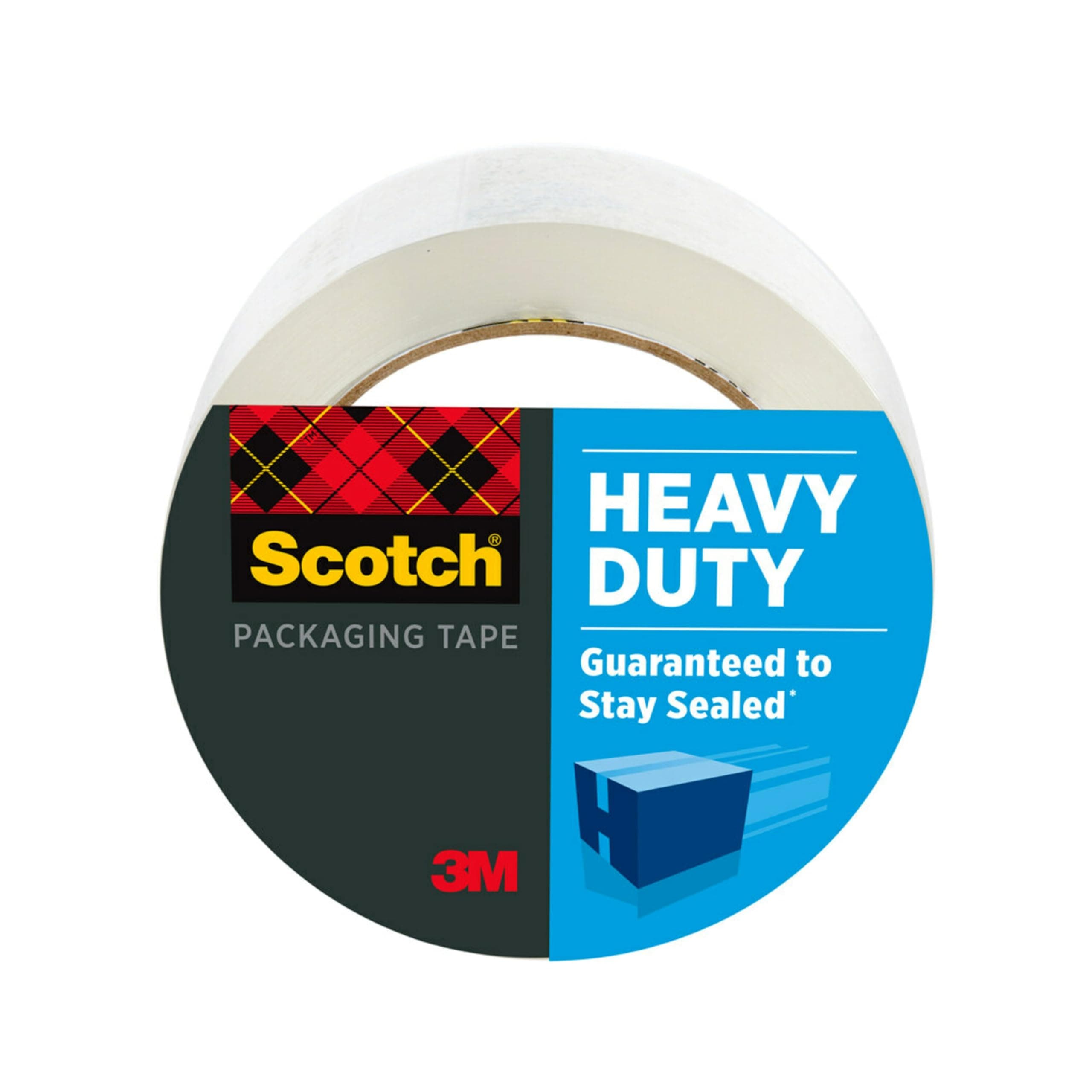 Scotch Heavy Duty Shipping Packing Tape, Clear, Holiday Shipping Supplies, 1.88 in. x 54.6 yd., 1 Tape Roll 2 inch x 60 yard
