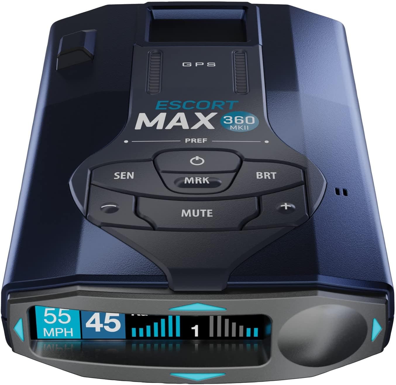 Escort MAX 360 MKII Radar and Laser Detector Bluetooth Enabled, 360° Directional Arrows, Exceptional Range, Shared Alerts, Apple CarPlay and Android Auto Compatible, Black MAX 360 MKII Radar Detector
