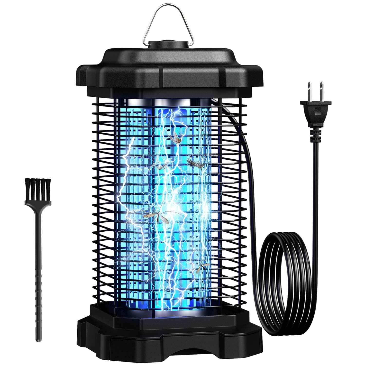 Minimoon Bug Zapper Outdoor 4000V Electric Mosquito Zapper 20w Fly Zapper for Backyard Patio Balcony Garage, IPX6 Waterproof
