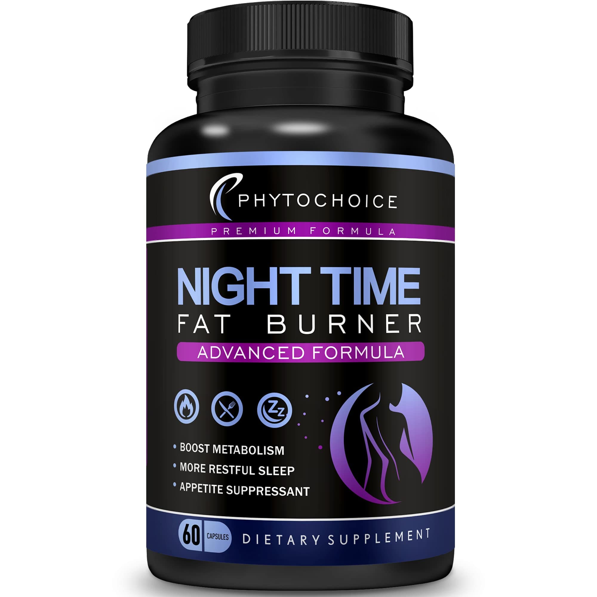 Night Time Weight Loss Pills for Women-Carb Blocker Appetite Suppressant with Melatonin-Fat Burner Diet Pills That Work Fast for Women-Nighttime Metabolism Booster-Made in USA-1 Pack