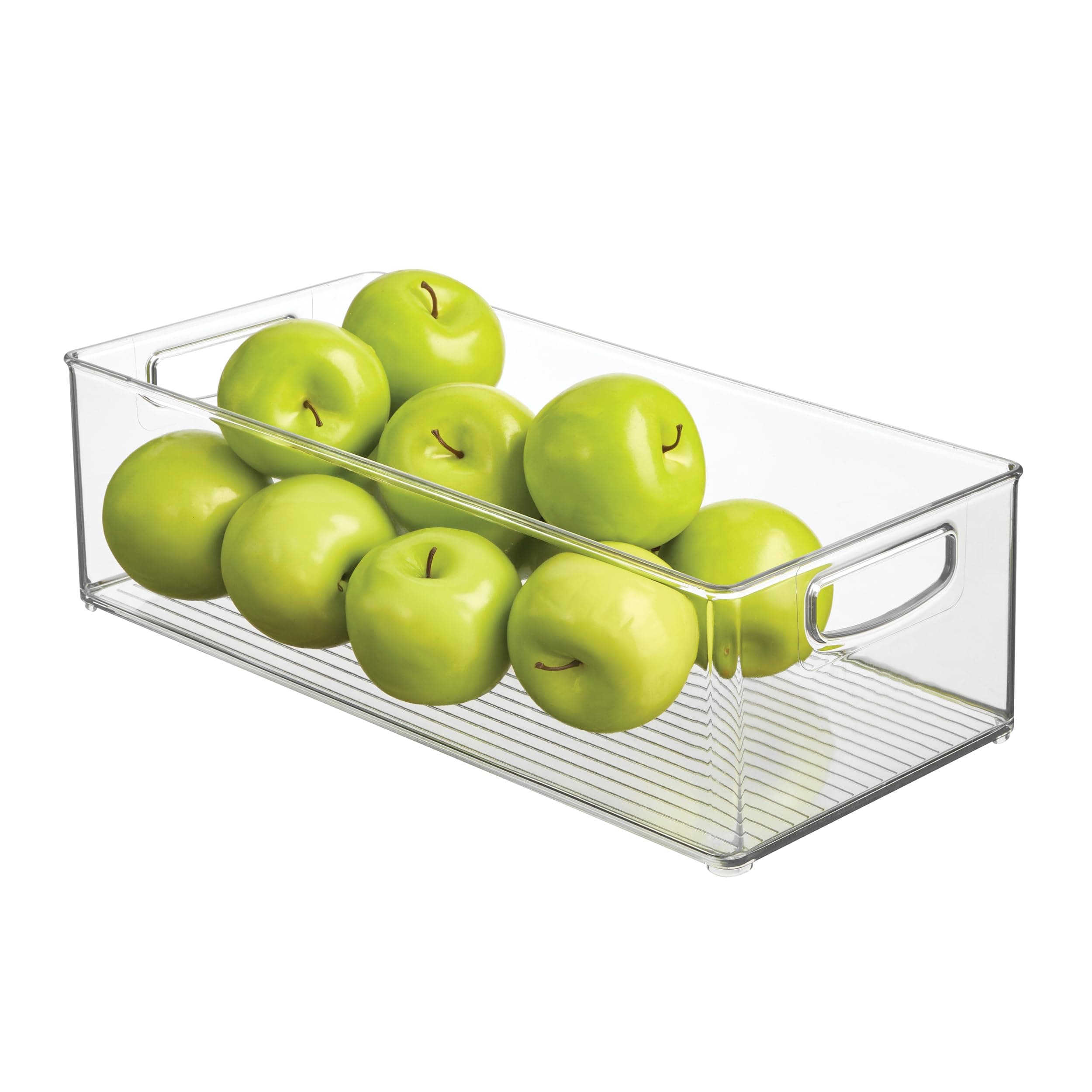 iDesign Stackable Storage Bin - Organizer Bin for Kitchen and Pantry, Clear, Made in USA Pack of 1