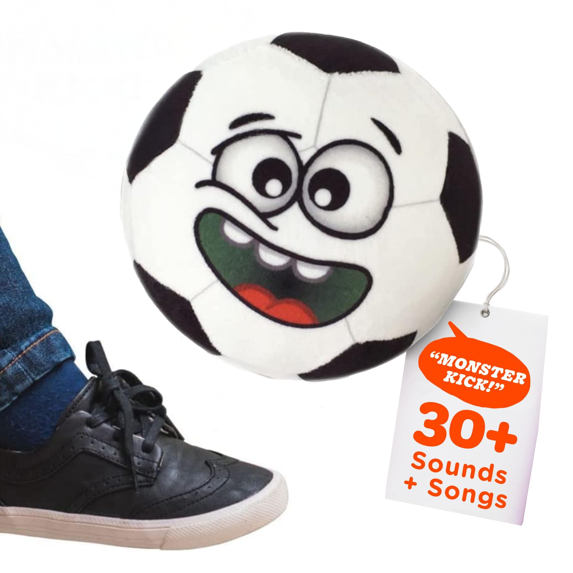 Move2Play, Hilariously Interactive Toy with Music & Sound Effects for Boy & Girl | Ball for Toddler & Baby | 6, 12, 18+ Months | 1, 2, 3+ Year Old Soccer Ball