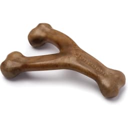 Benebone Wishbone Durable Dog Chew Toy for Aggressive Chewers, Real Bacon, Made in USA, Medium REAL Bacon Medium