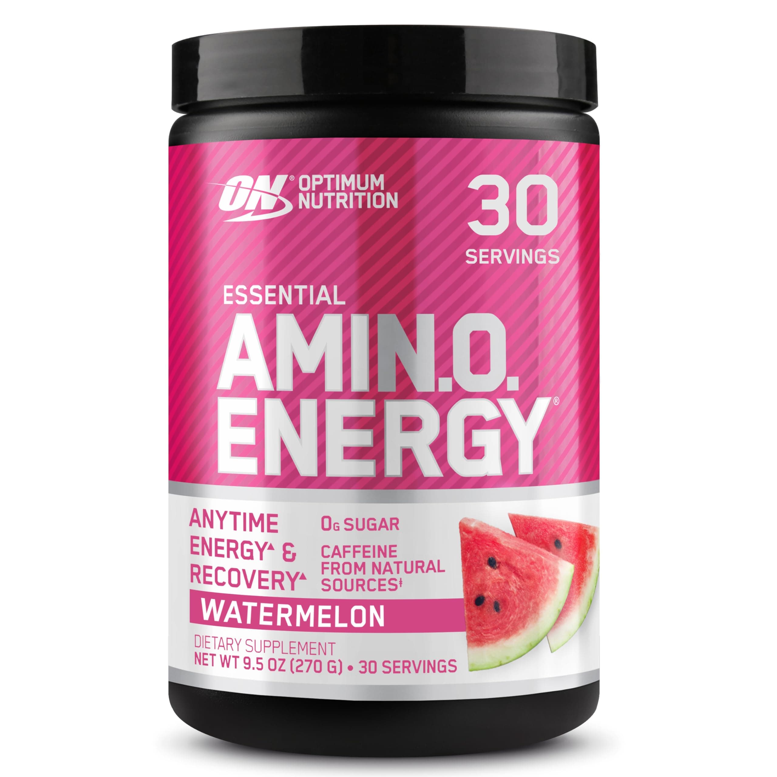 Optimum Nutrition Amino Energy - Pre Workout with Green Tea, BCAA, Amino Acids, Keto Friendly, Green Coffee Extract, Energy Powder - Watermelon, 30 Servings (Packaging May Vary) Watermelon 30 Servings (Pack of 1)
