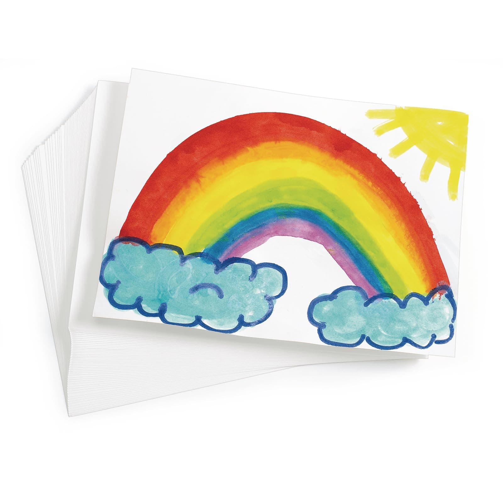Colorations Art Paper, 9" x 12" Painting & Craft Paper, Finger Paints, Watercolor, Tempera, Drawing, Art Room & Homeschool Crafts 100 sheets Ultimate Art Paper