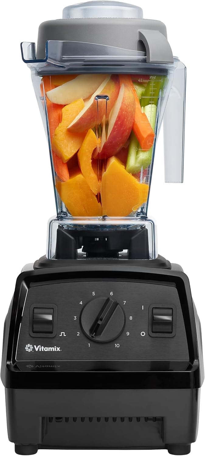 Vitamix Explorian E310 Blender, Professional-GradeKitchen Blender for Smoothies, Soups, Juices and More, 10-Speed, Stainless Steel Blades, Self-Cleaning Kitchen Appliance, 48 Oz Container, Black Black Blender