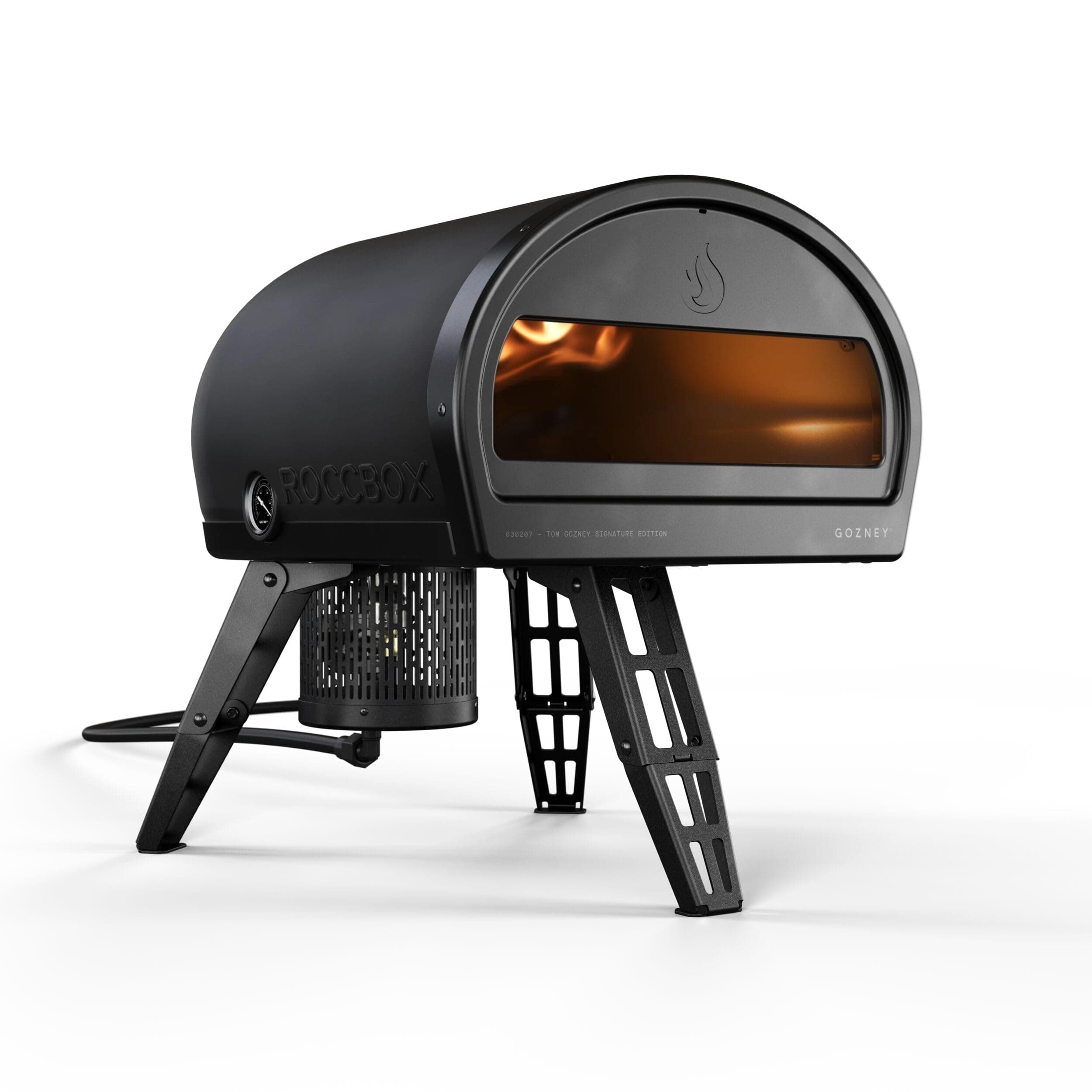 Gozney Roccbox Outdoor Pizza Oven, Black, Portable, Gas & Wood Fired, Restaurant-Grade