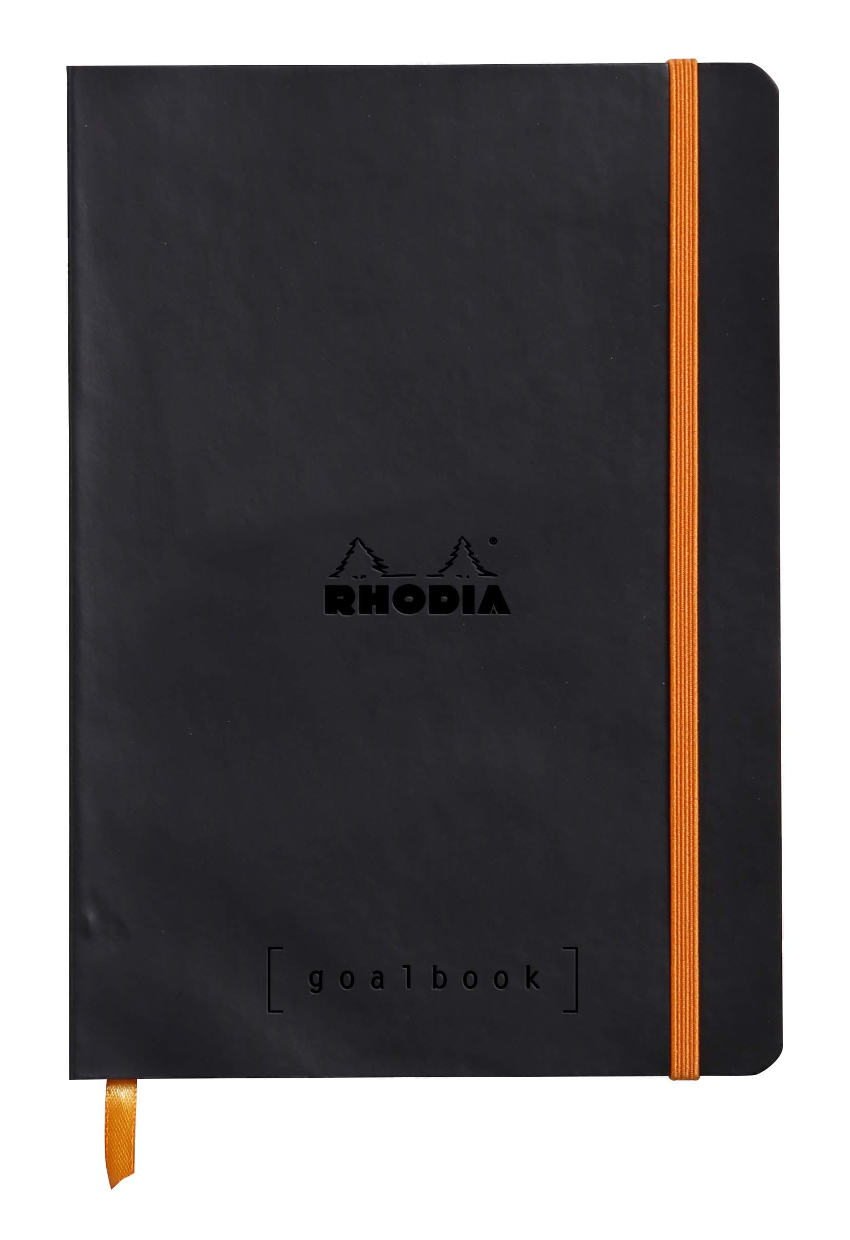 Rhodia Goalbook Journal, A5, Dotted - Black (117742C) Black A5