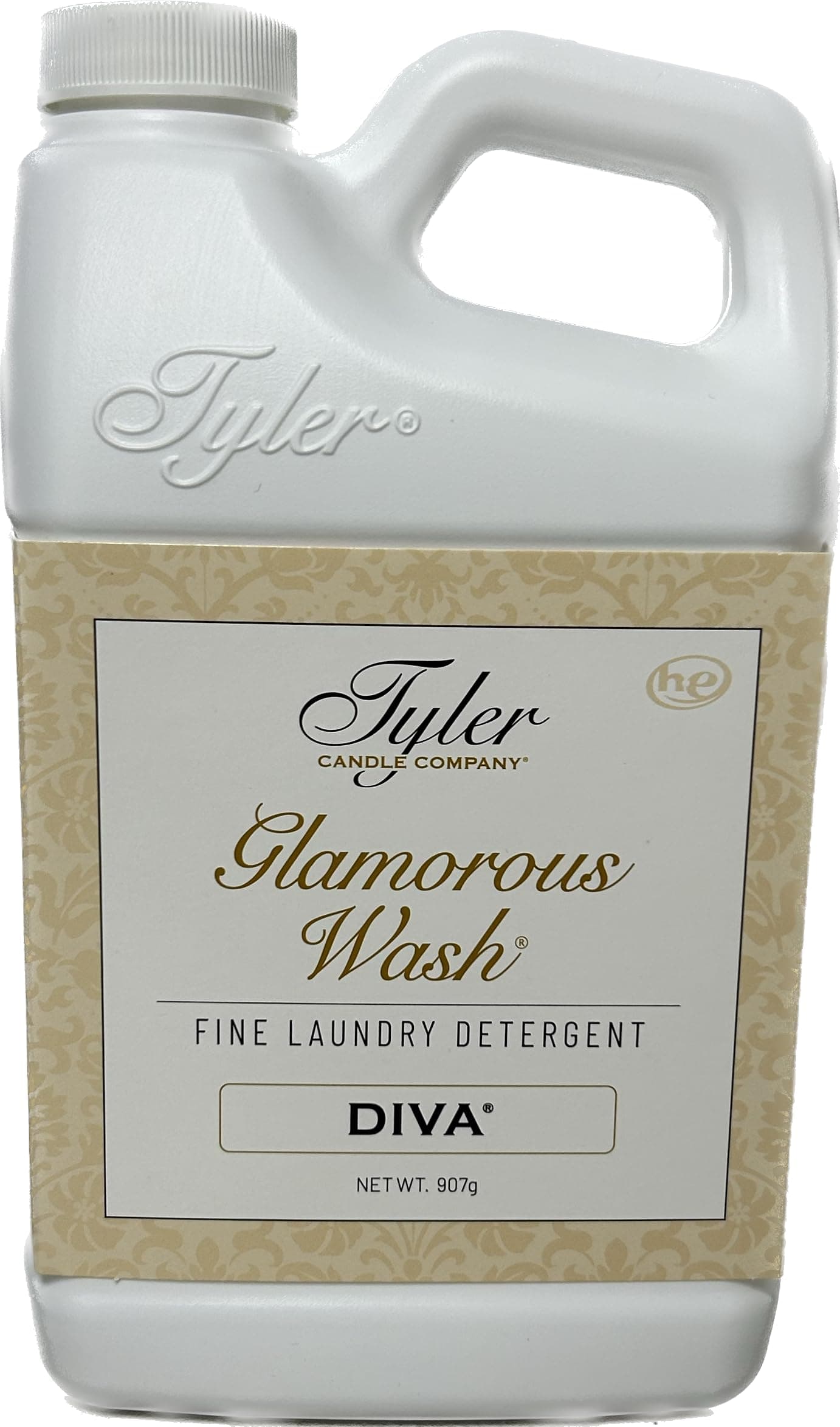 Tyler Glam Wash Laundry Detergent, Diva 907g, Liquid, 32 FL Oz (0.95L) HE Safe 32 Fl Oz (Pack of 1) Floral