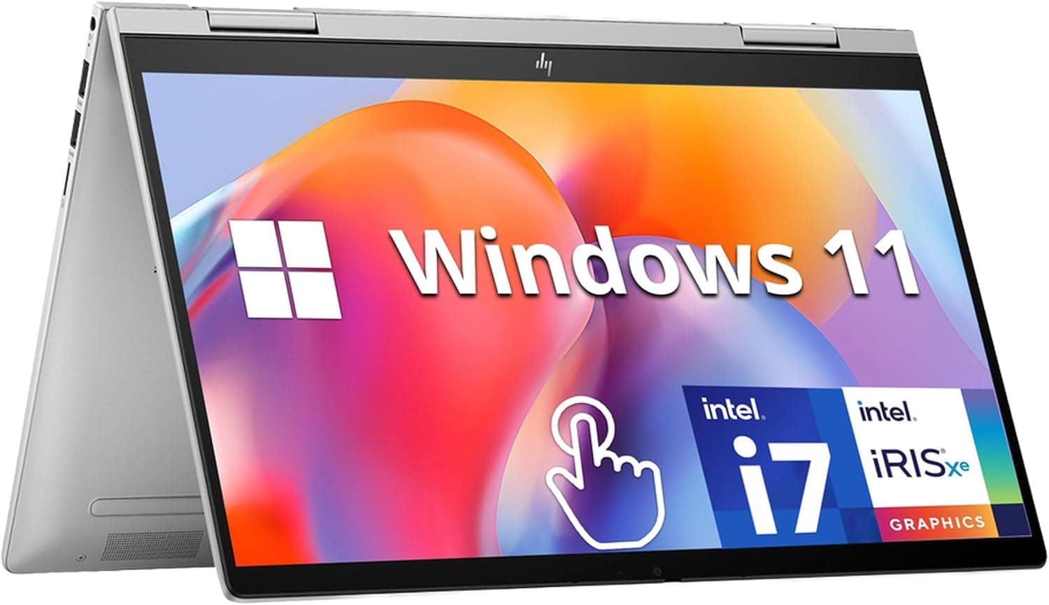 HP Envy x360 2-in-1 14" FHD Touchscreen Laptop, Intel i7-1355U, 16GB RAM, 1TB SSD, Backlit Keyboard, 5MP Camera, Fingerprint Reader, Wi-Fi 6E, Win 11, Silver 16GB | 1TB PCIe SSD