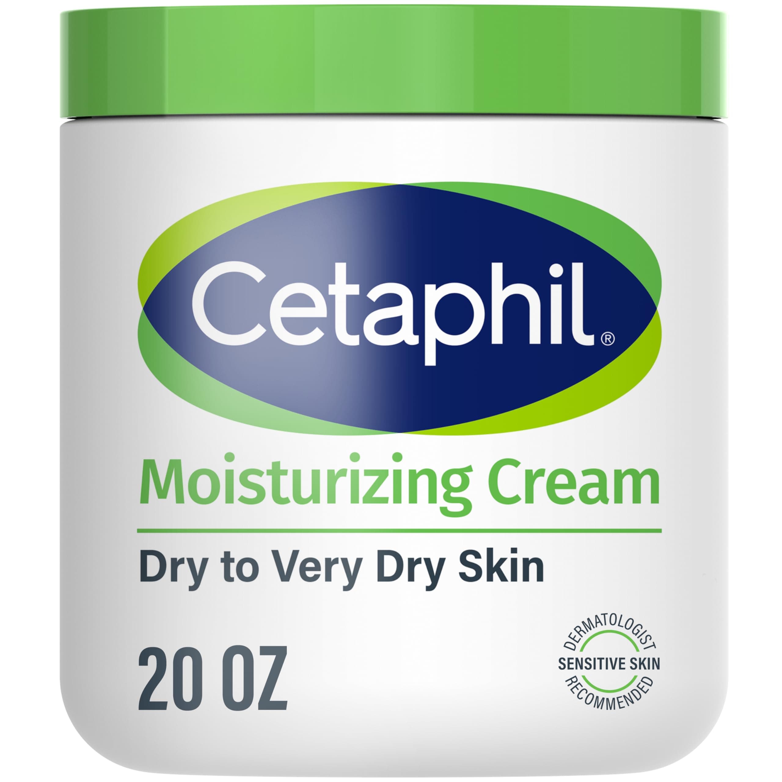 Cetaphil Face & Body Moisturizer, Hydrating Moisturizing Cream for Dry to Very Dry, Sensitive Skin, NEW 20 oz, Fragrance Free, Non-Comedogenic, Non-Greasy (Packaging May Vary) Fragrance Free 20 Ounce (Pack of 1)