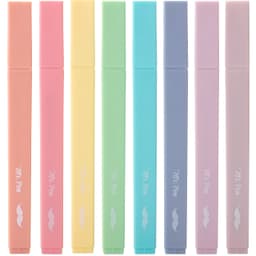 Mr. Pen- Aesthetic Cute Pastel Highlighters Set, 8 pcs, Chisel Tip, Candy Colors, No Bleed Bible Assorted Colors Candy Colors 8 Pack