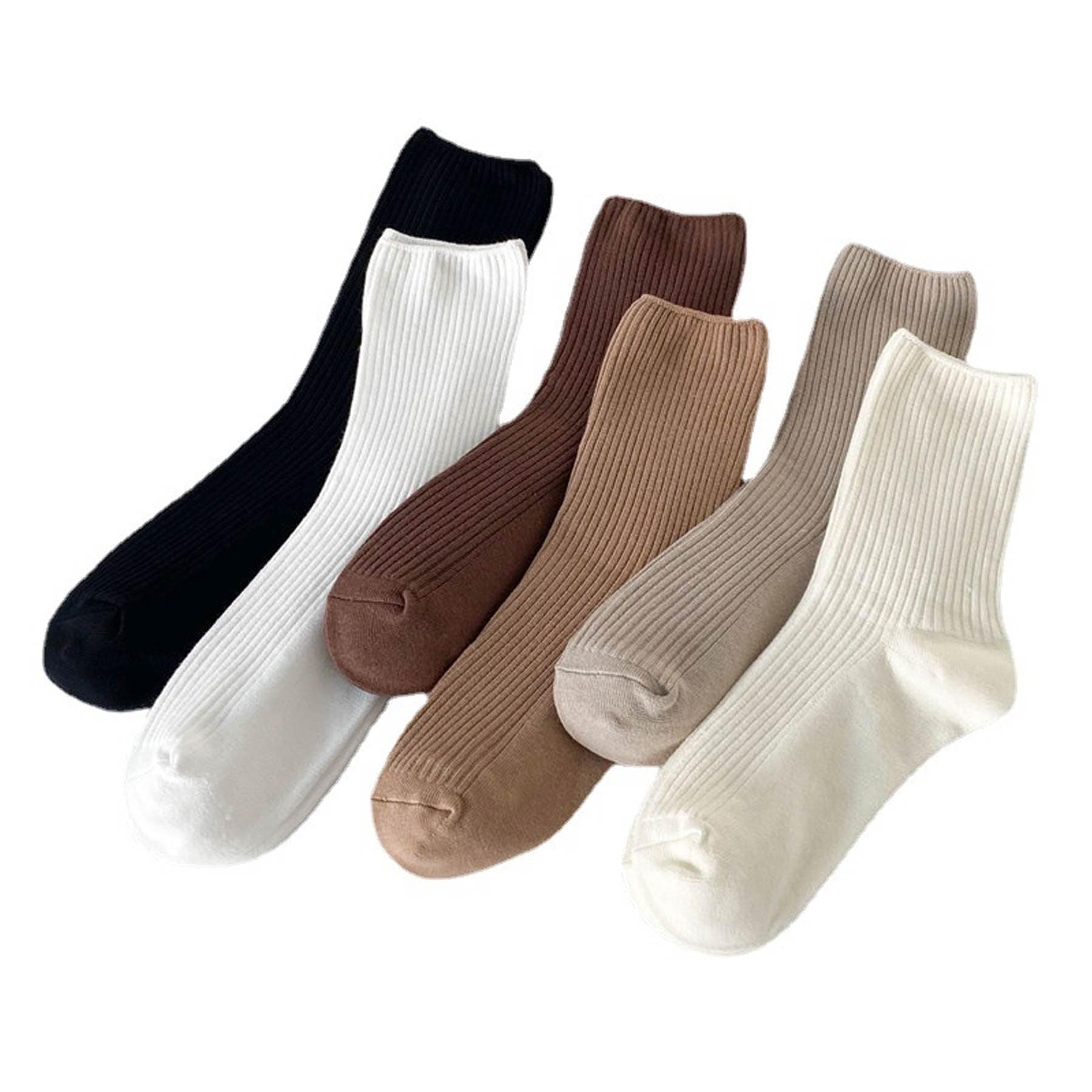 TeenFighter 6 Pairs of Comfortable Casual Cotton 5-11 Multicolor