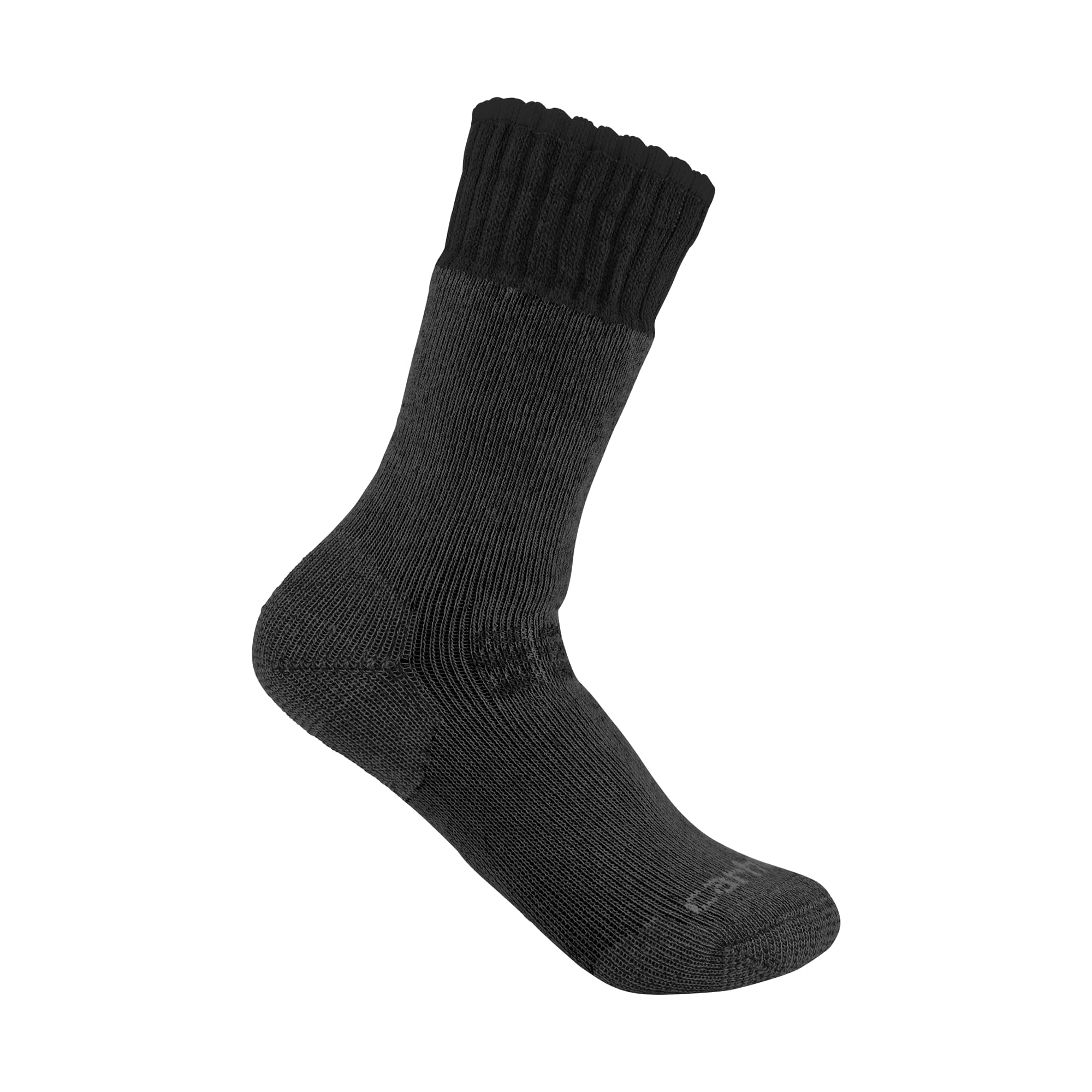 Carhartt mens Heavyweight Synthetic-wool Blend Boot Sock Medium Black