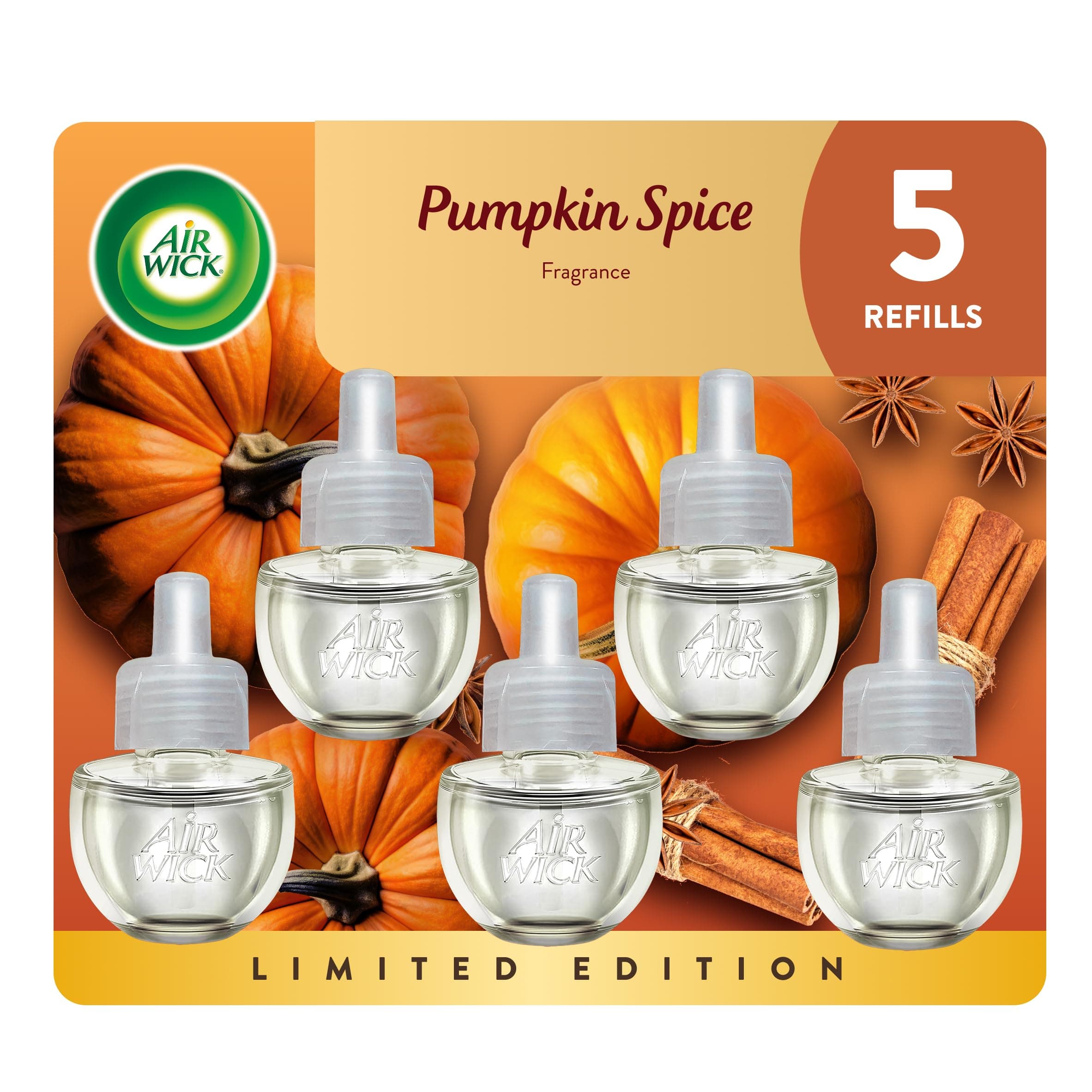 Air Wick Scented Oils 0+5 Pumpkin Spice 5 ct