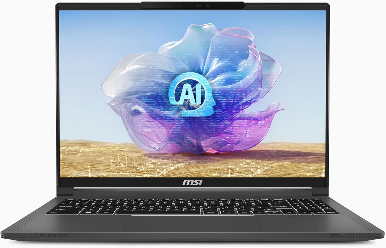 MSI Creator 16 AI Studio Laptop: Intel Ultra 9-185H, 16" UHD+ MiniLED Display, NVIDIA RTX 4080, 64GB DDR5, 1TB NVMe SSD, MicroSD Card Reader, Win 11 Pro: Lunar Gray A1VIG-072US Ultra 9-185H 64 GB 1 TB RTX 4080 UHD+ MinLED