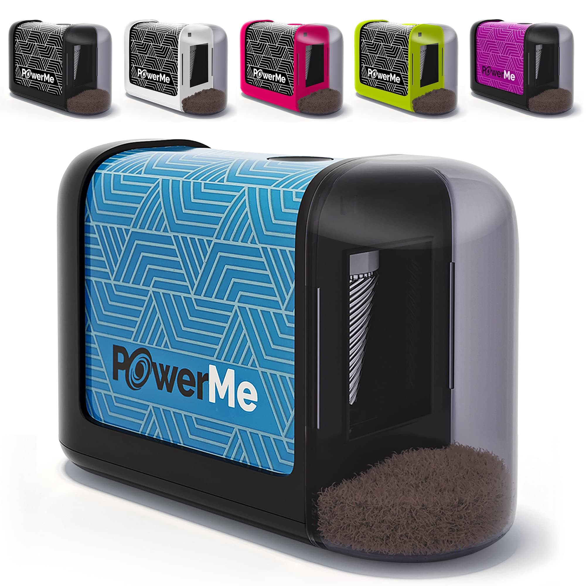 Battery-Operated Electric Pencil Sharpener for Kids, School, Home, Office - for No. 2 Pencils and Colored Pencils Blue