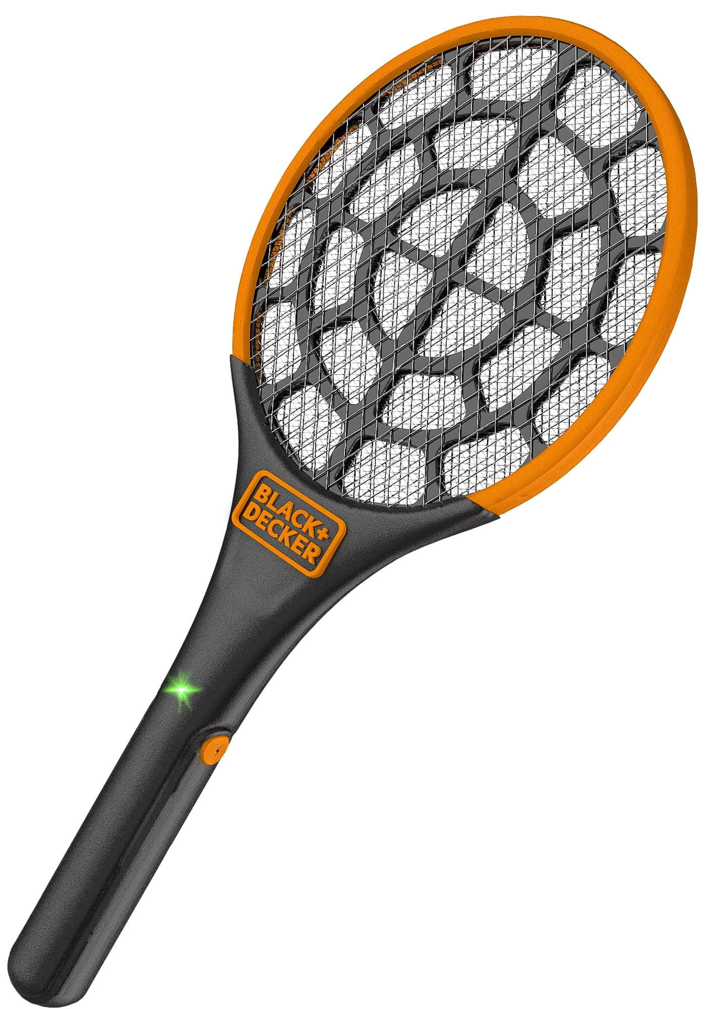 BLACK+DECKER Electric Fly Swatter- Fly Zapper- Tennis Bug Zapper Racket- Battery Powered Zapper- Electric Mosquito Swatter- Handheld Indoor & Outdoor- Non Toxic, Safe for Humans & Pets PRO 2.0